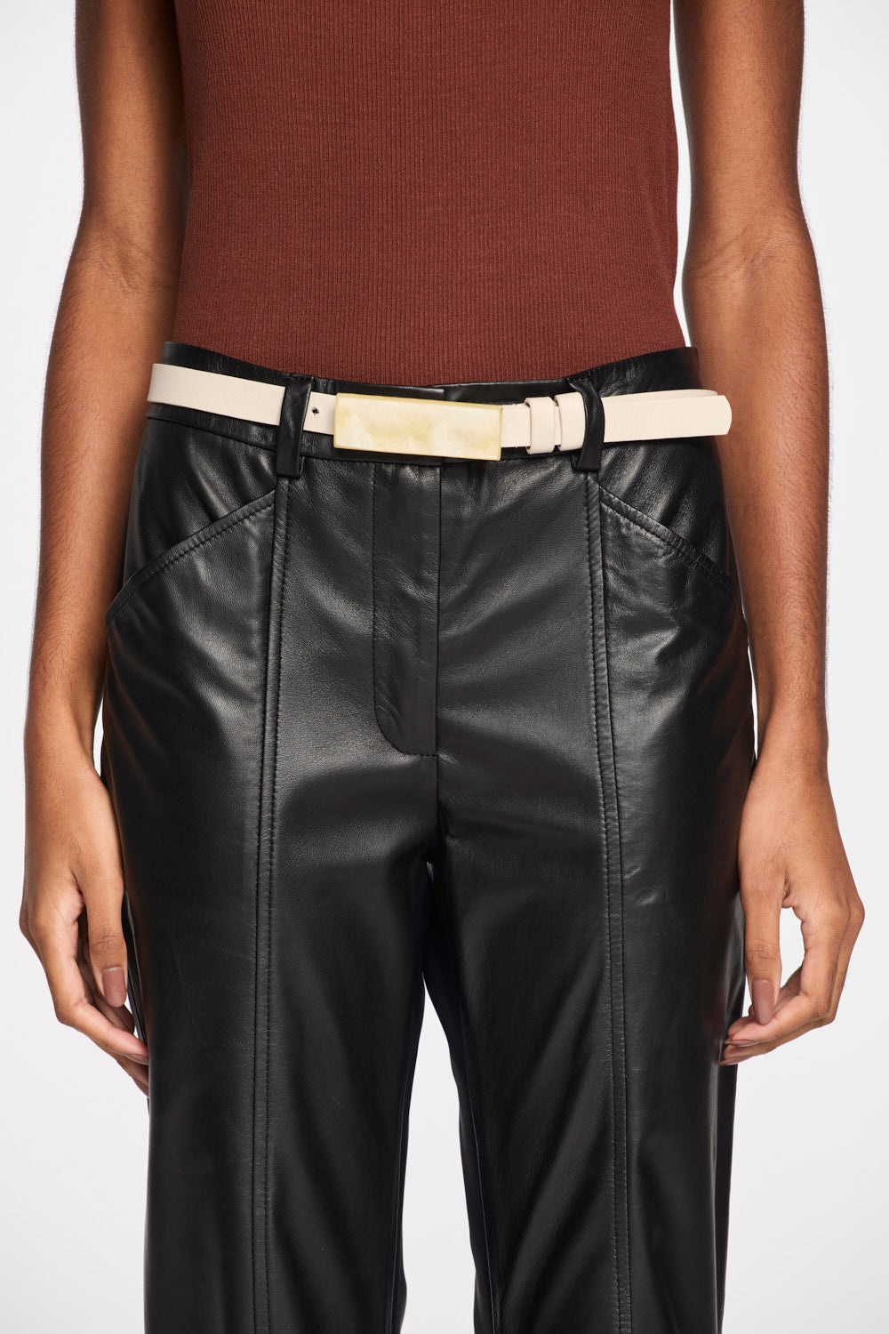 Cinto Lafort Básico Maruja Couro