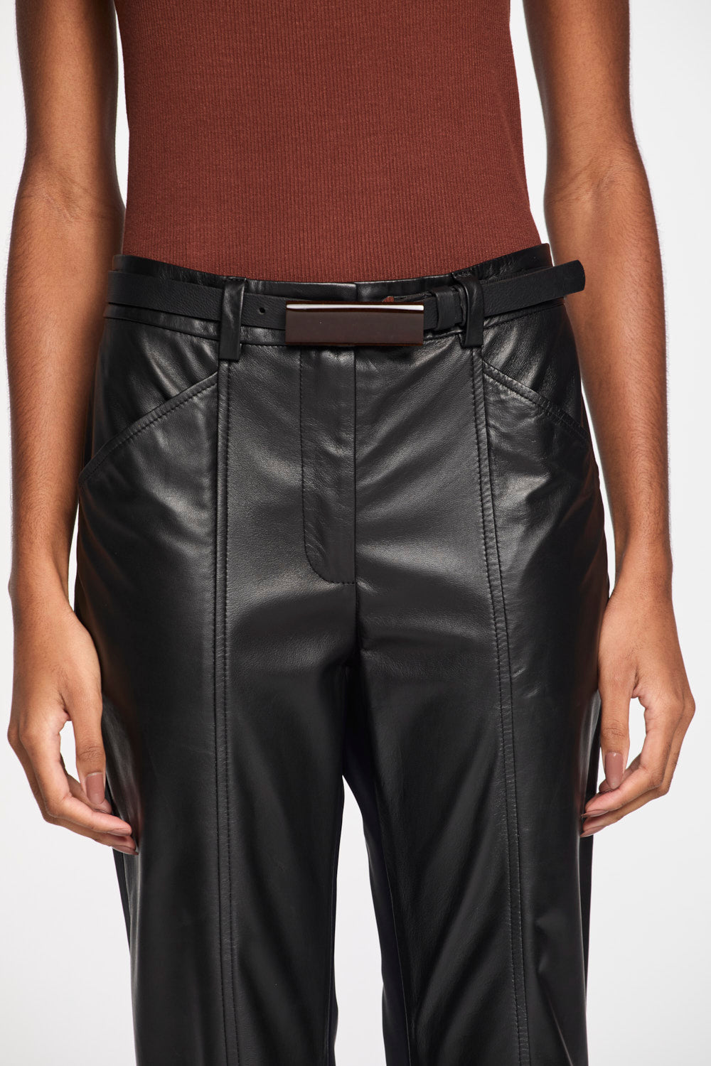 Cinto Lafort Básico Maruja Couro