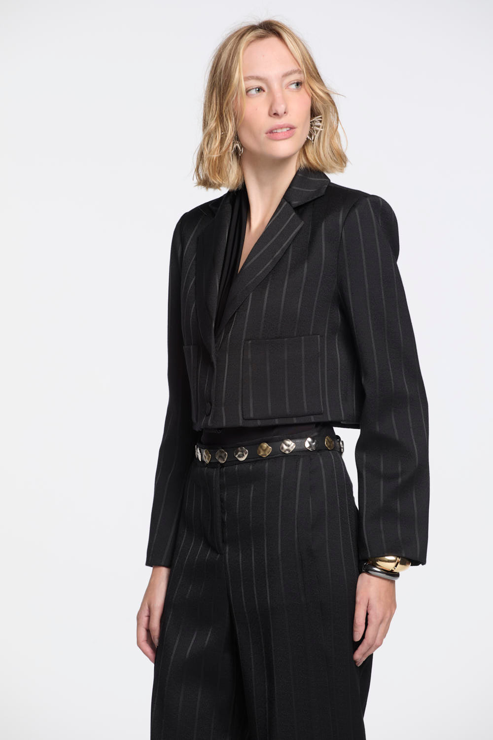 Blazer Lafort Curto Aline Crepe