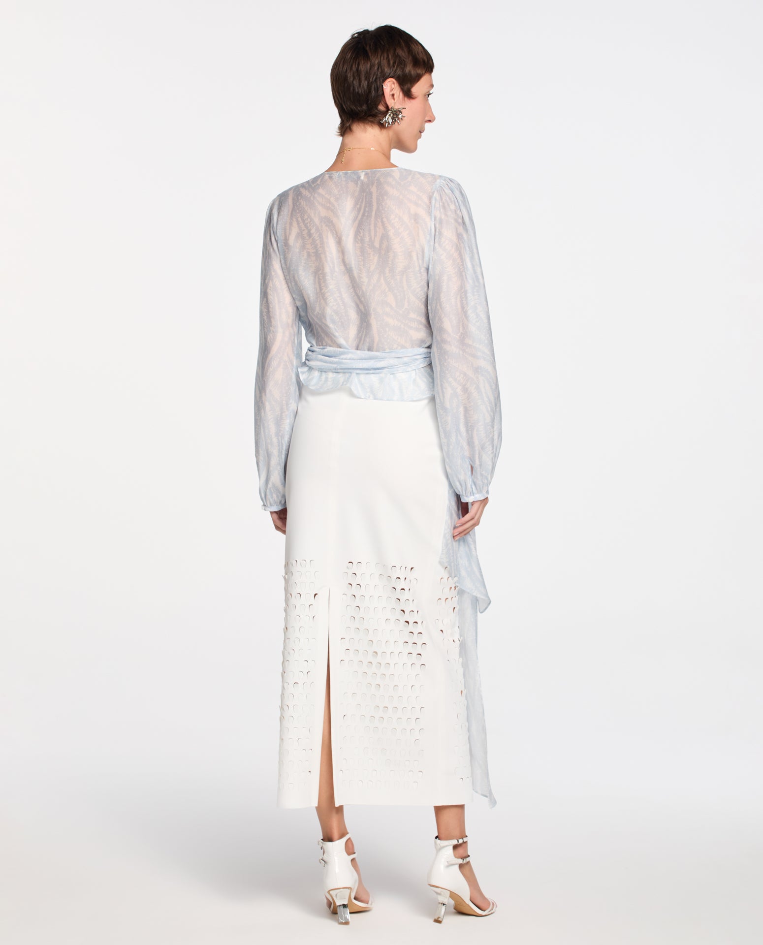 Camisa Lafort Amarração Vivian Organza