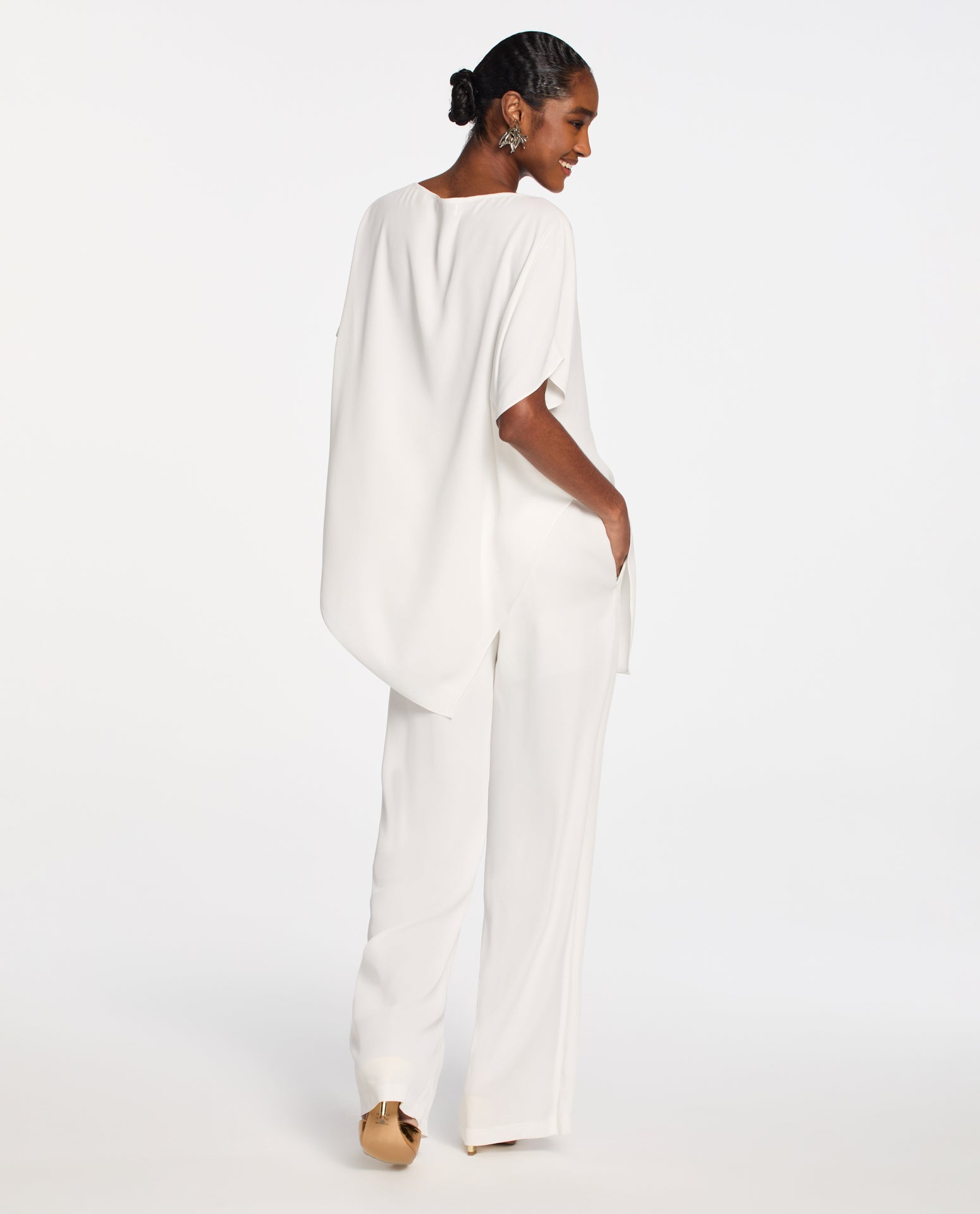 Blusa Lafort Assimétrica Raquel Crepe