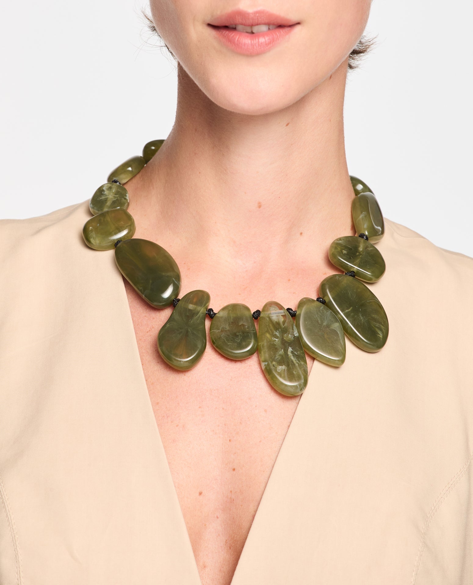 Colar Lafort Verde Raquel Resina