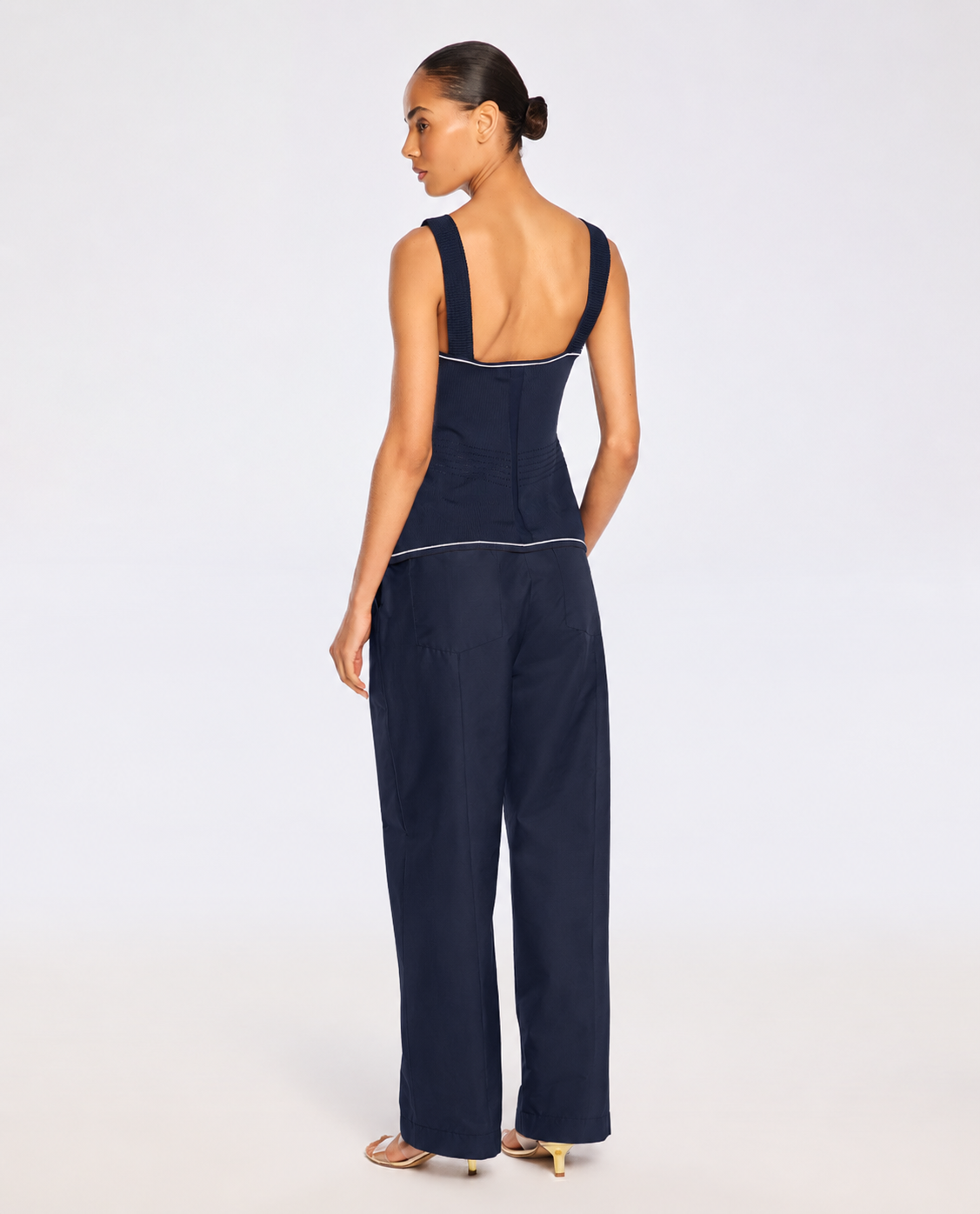 Calça Lafort Com Cinto Loren High Cotton