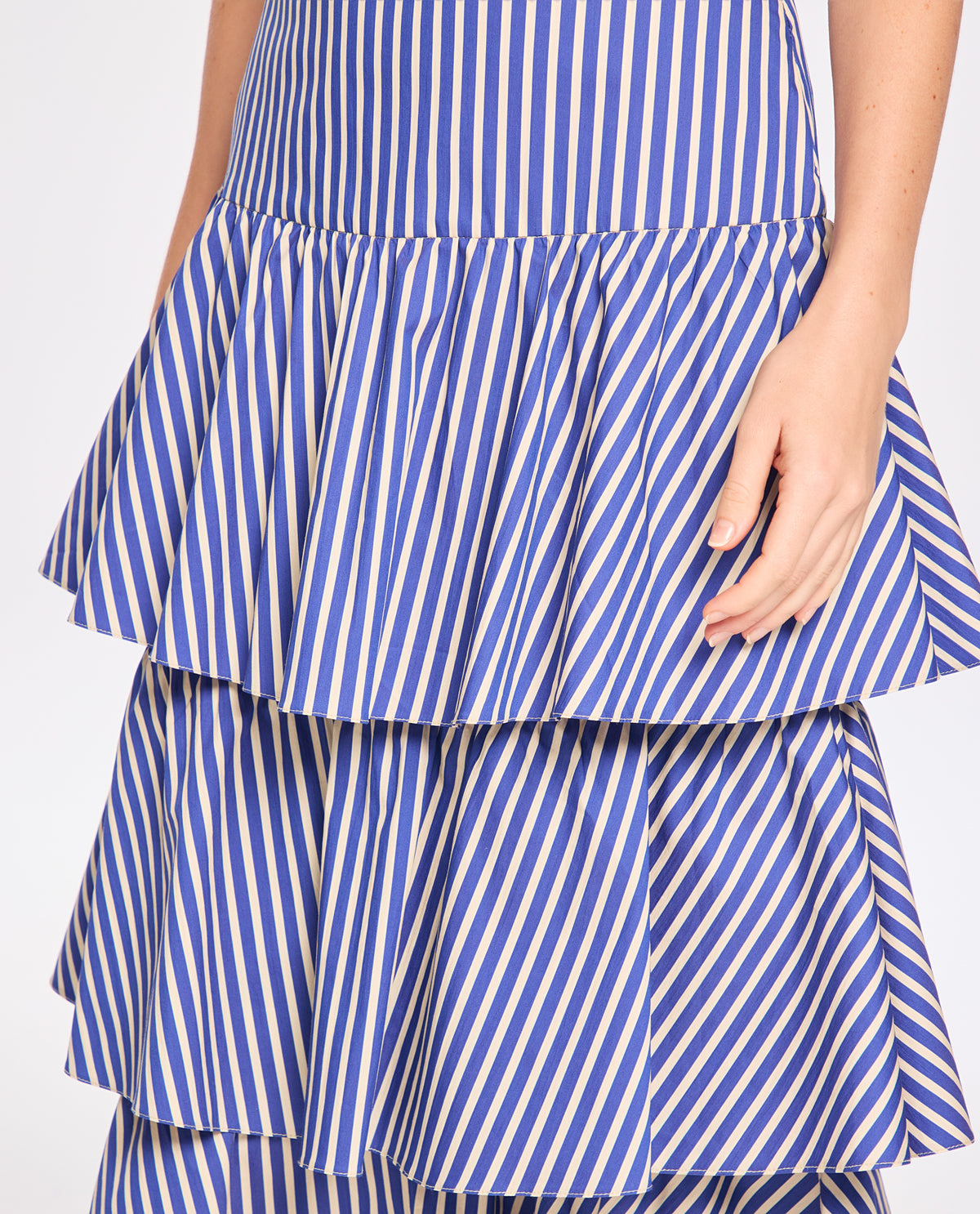Saia Lafort Com Babados Graziela High Cotton Estampado