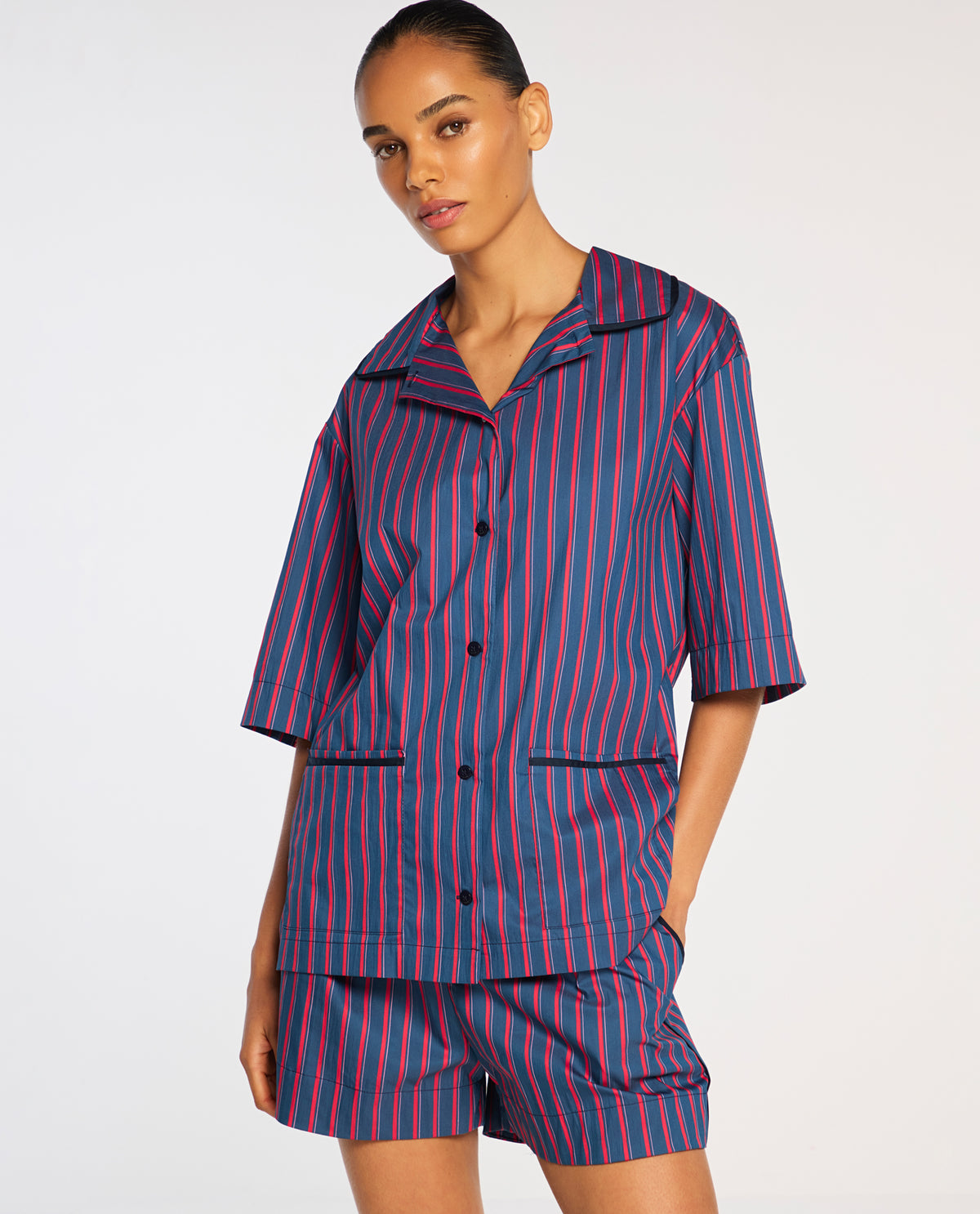 Camisa Lafort Manga Curta Graziela High Cotton Estampado