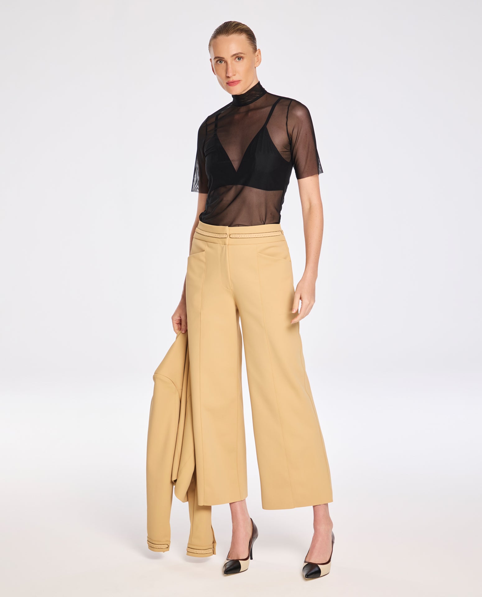 Calça Lafort Bordada Clemence Technoblock