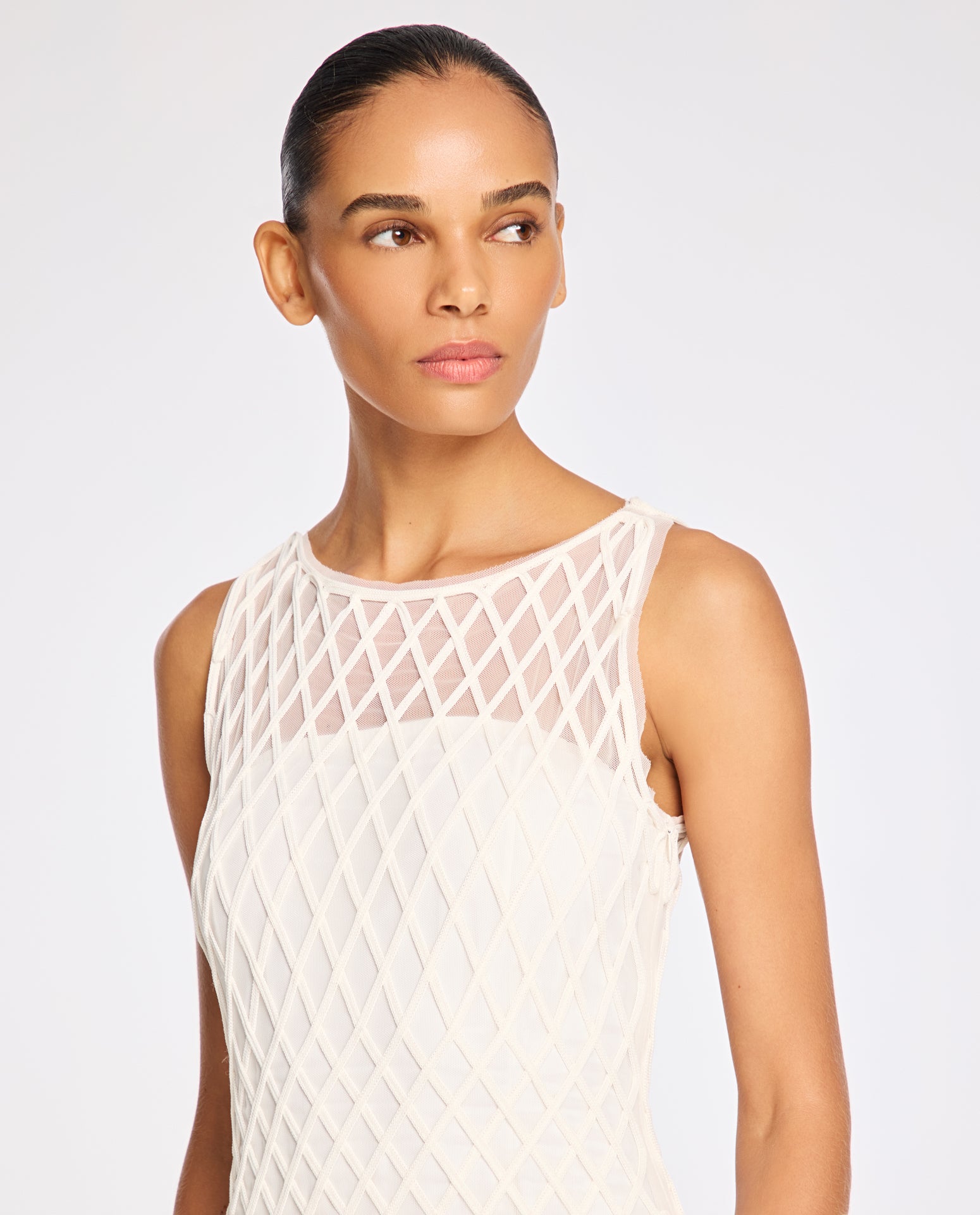 Vestido Lafort Bordado Layla Tela Block