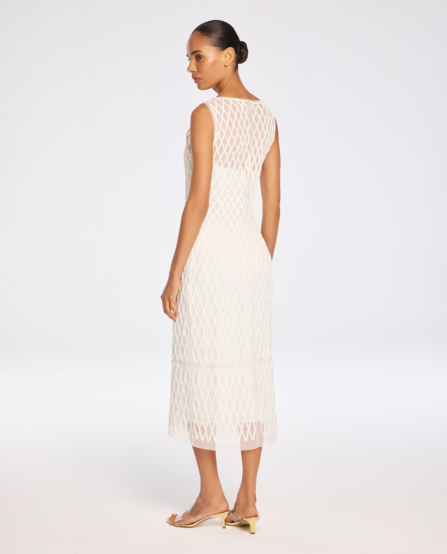 Vestido Lafort Bordado Layla Tela Block