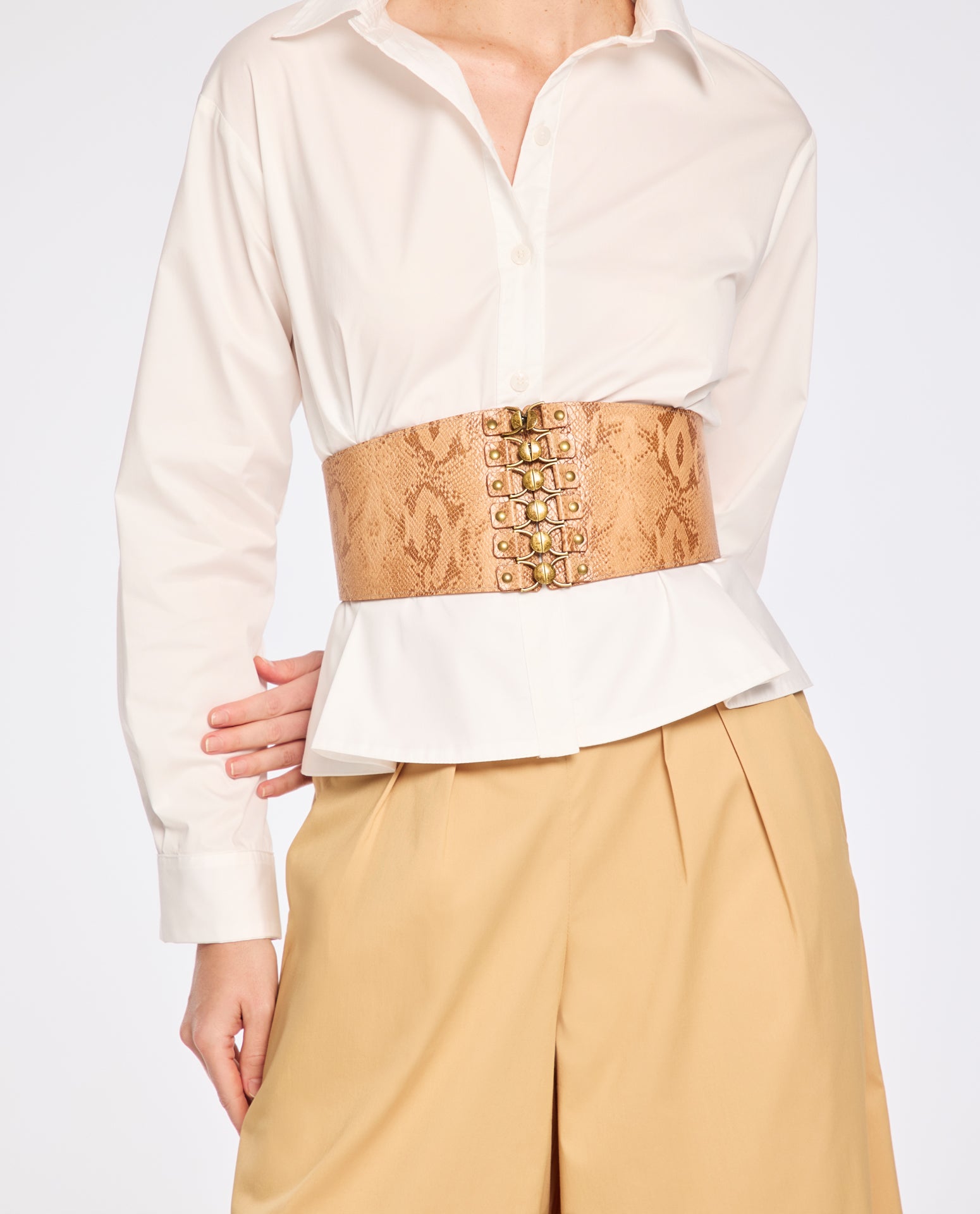 Camisa Lafort Com Godê Sophie High Cotton