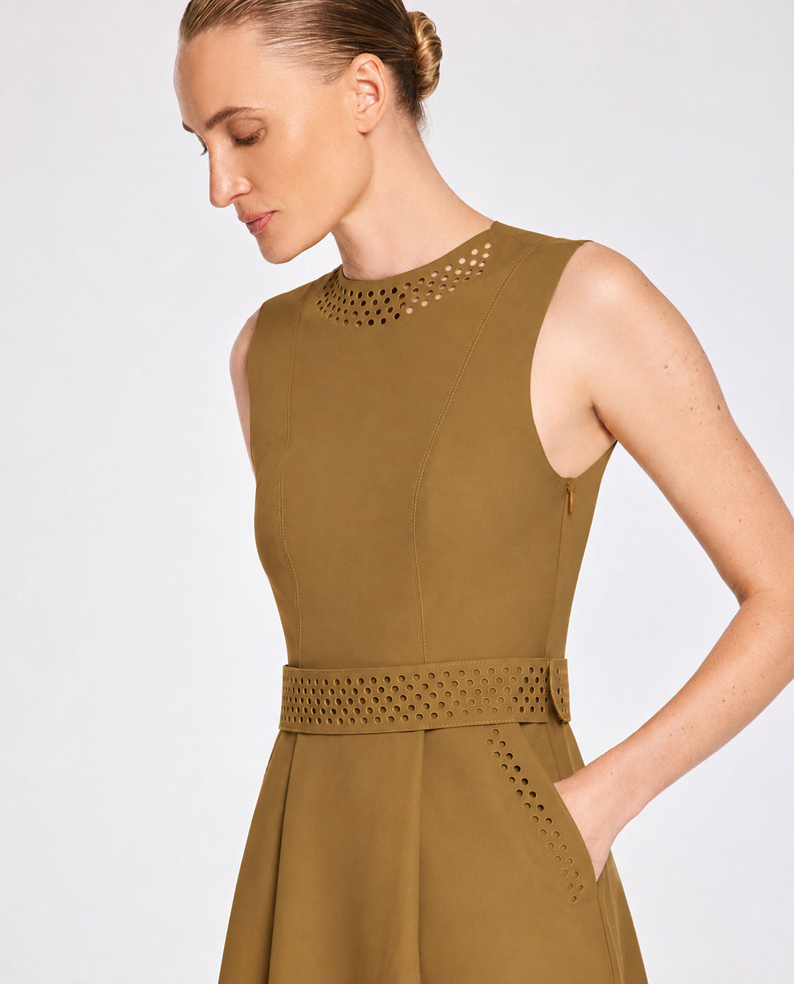Vestido Lafort Midi Laser Louise Technoblock