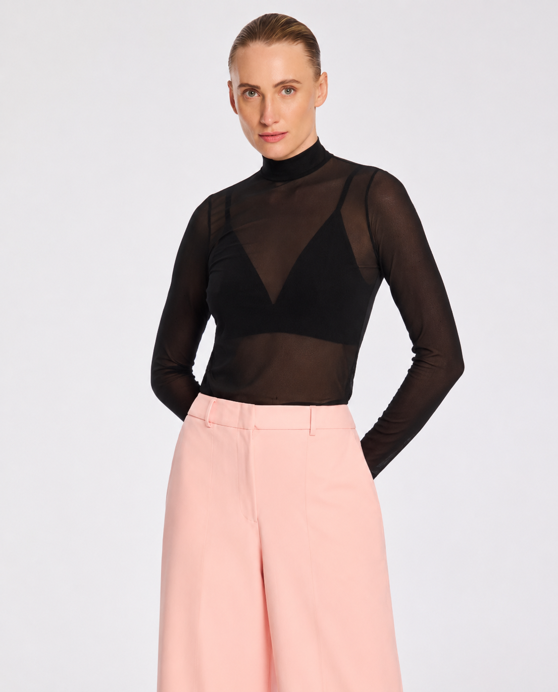 Blusa Lafort Manga Longa Mari Tela Block - Light
