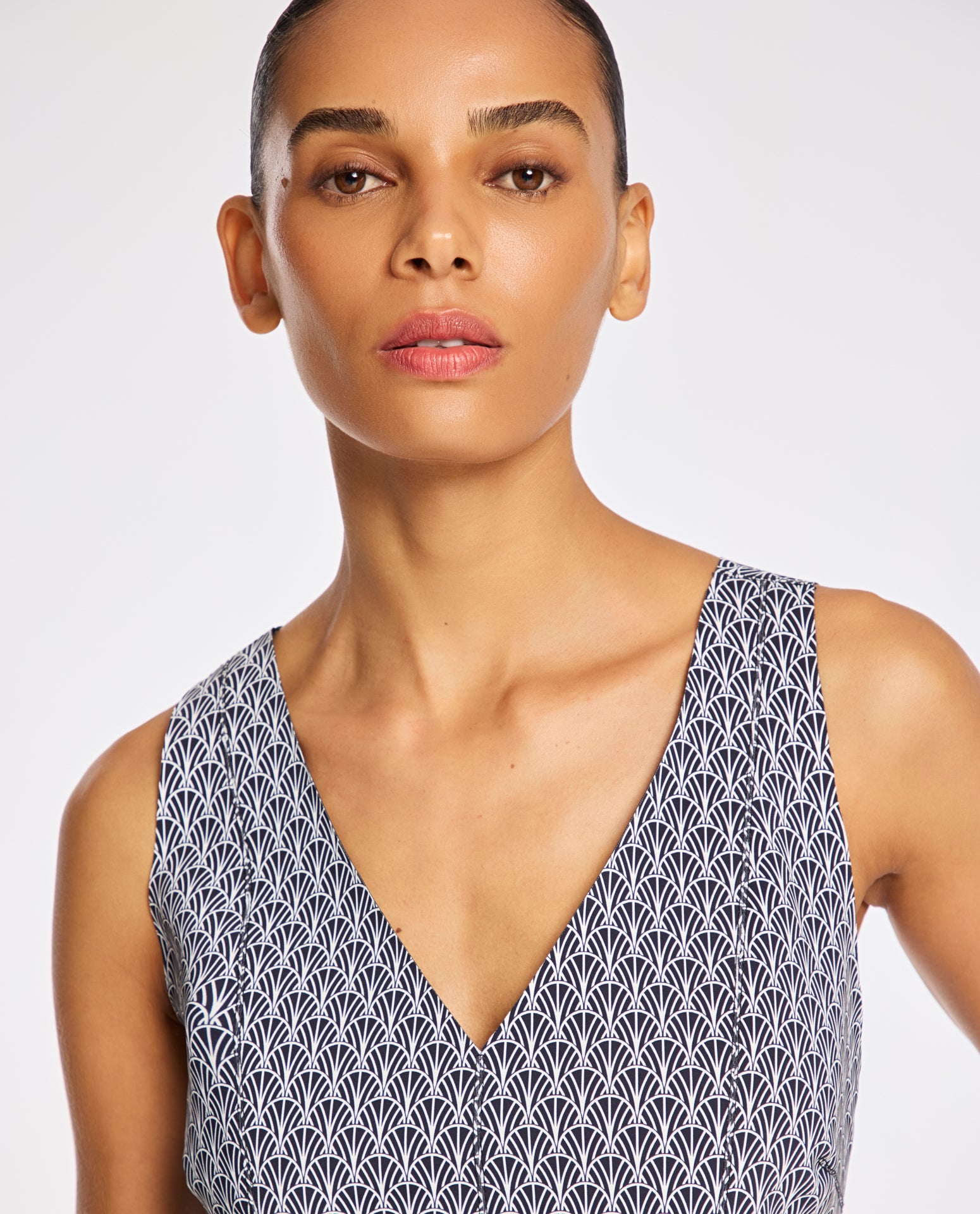 Top Lafort Com Alças Berenice Technoblock® Estampado