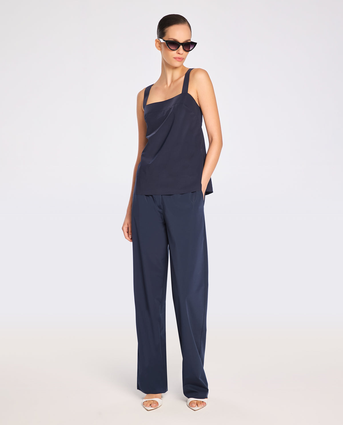 Calça Lafort Com Elástico Thaís Edge Block