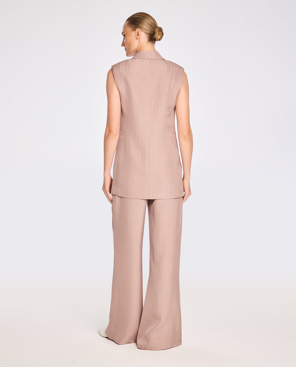 Colete Lafort Alongado Catrina Crepe Twill