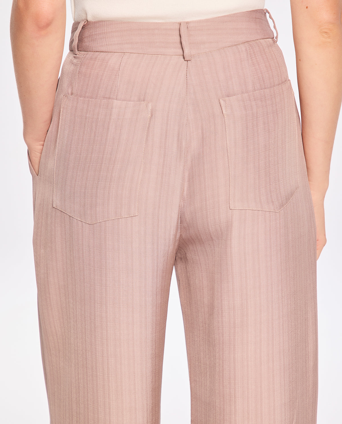 Calça Lafort Pantalona Leontine Crepe Twill
