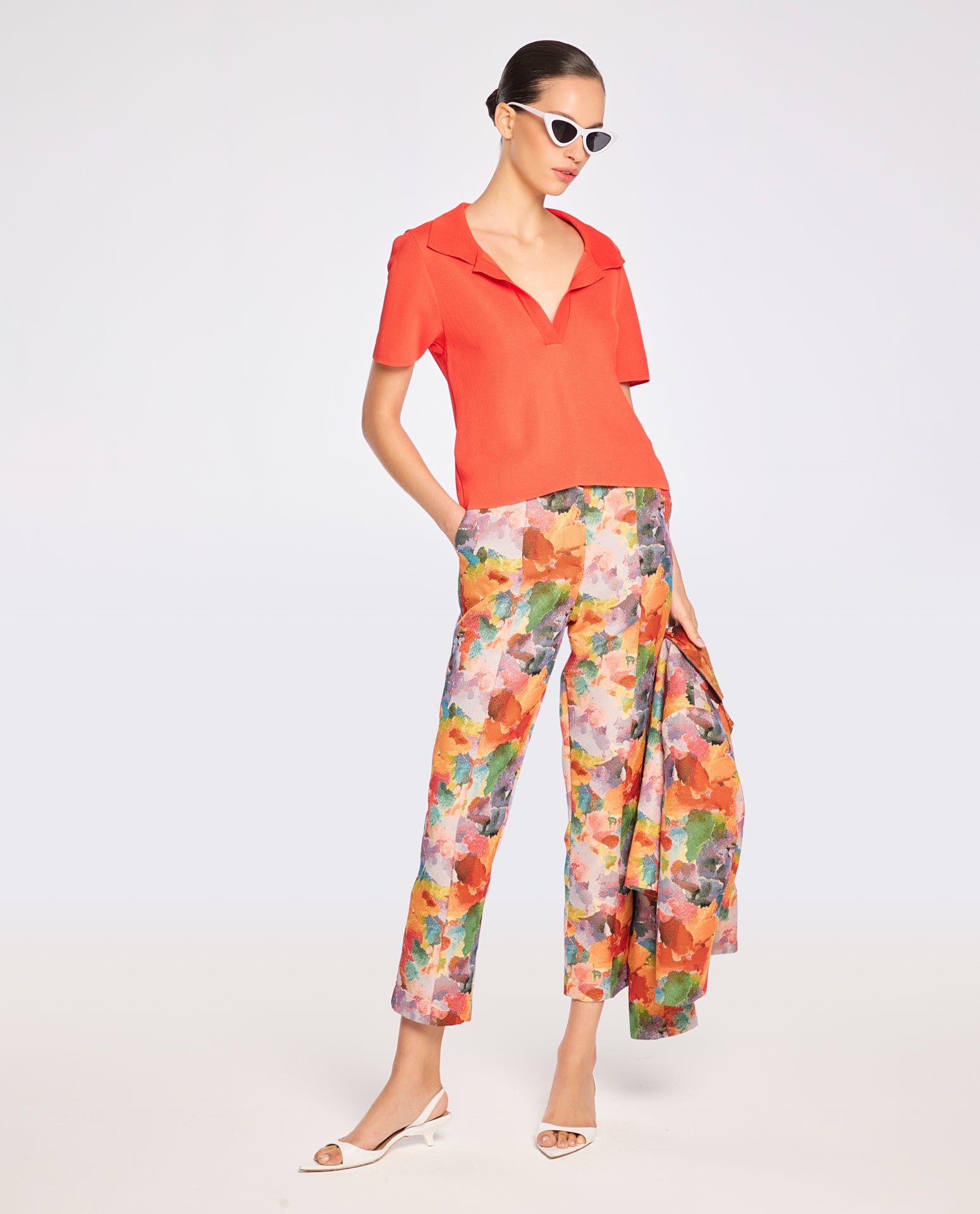 Calça Lafort Pences Victoire Jacquard Plano