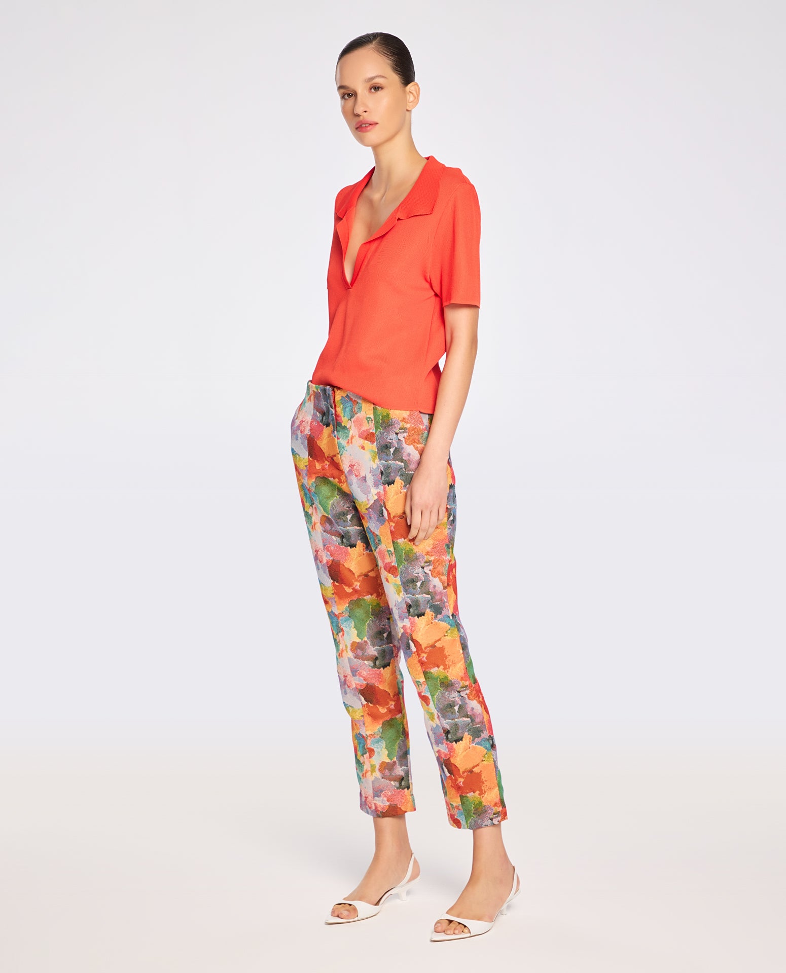 Calça Lafort Pences Victoire Jacquard Plano