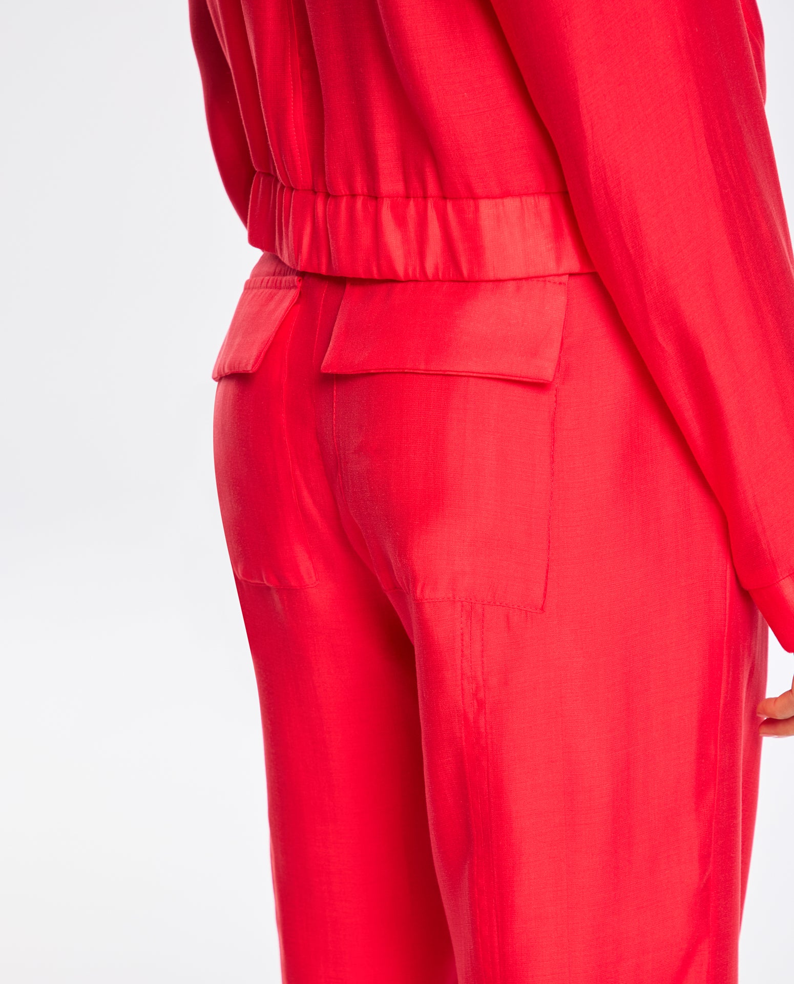 Calça Lafort Com Pespontos Luara Organza