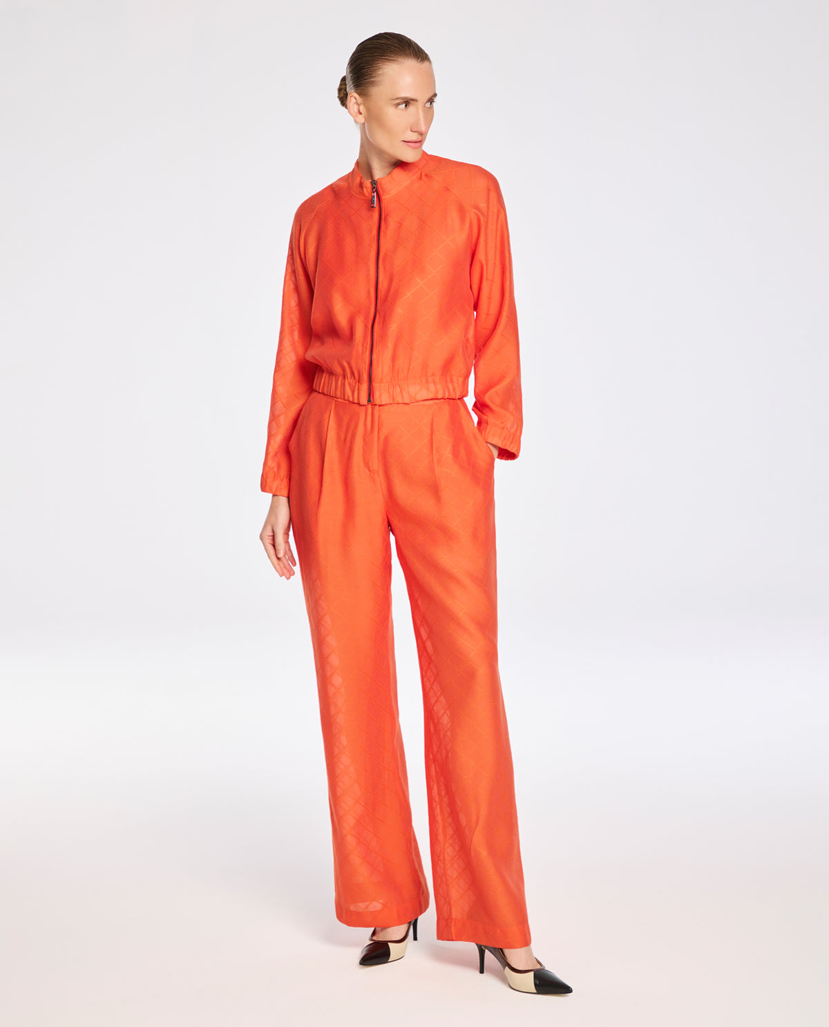 Calça Lafort Joy Organza Jacquard