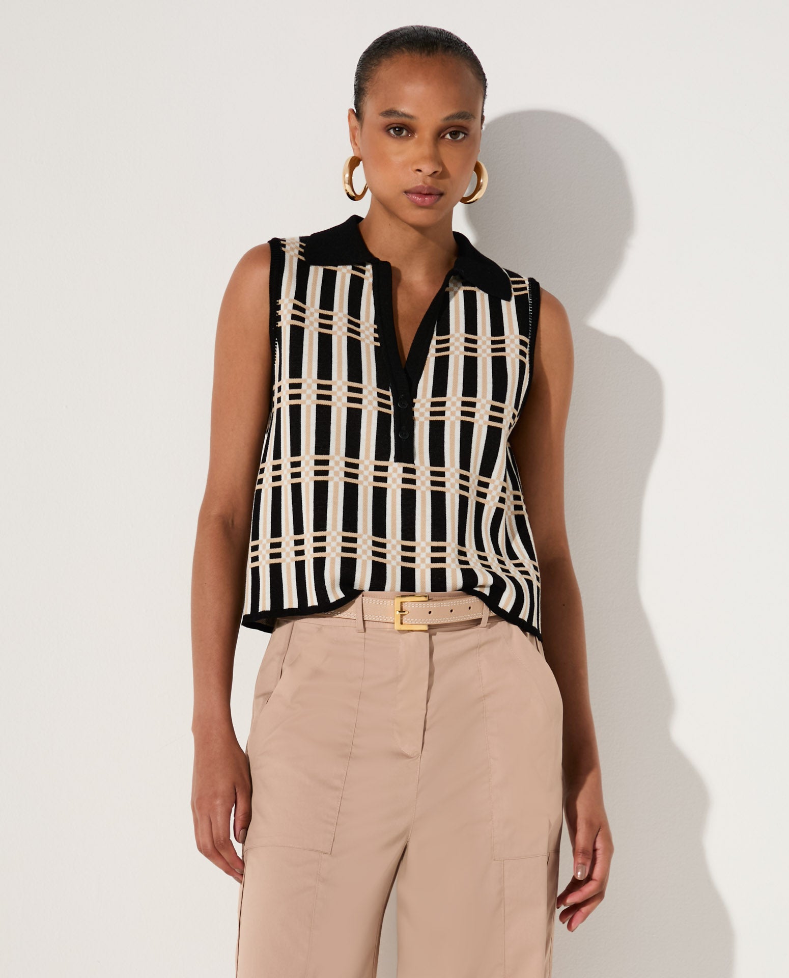 Blusa Lafort Gola Polo Giannina Tricot