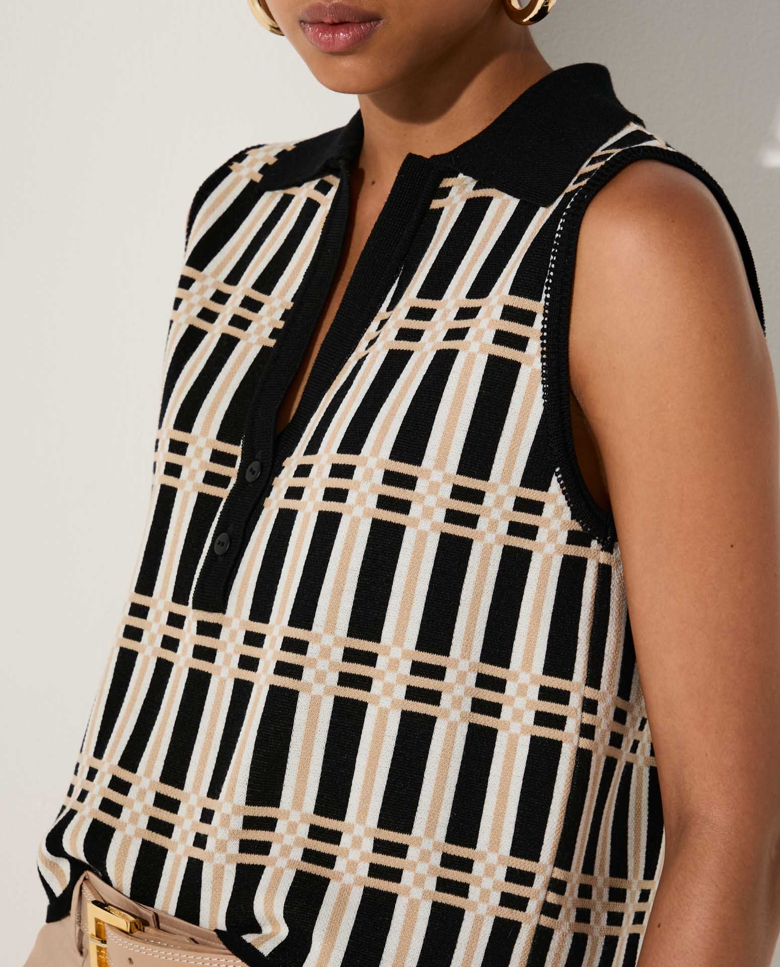 Blusa Lafort Gola Polo Giannina Tricot