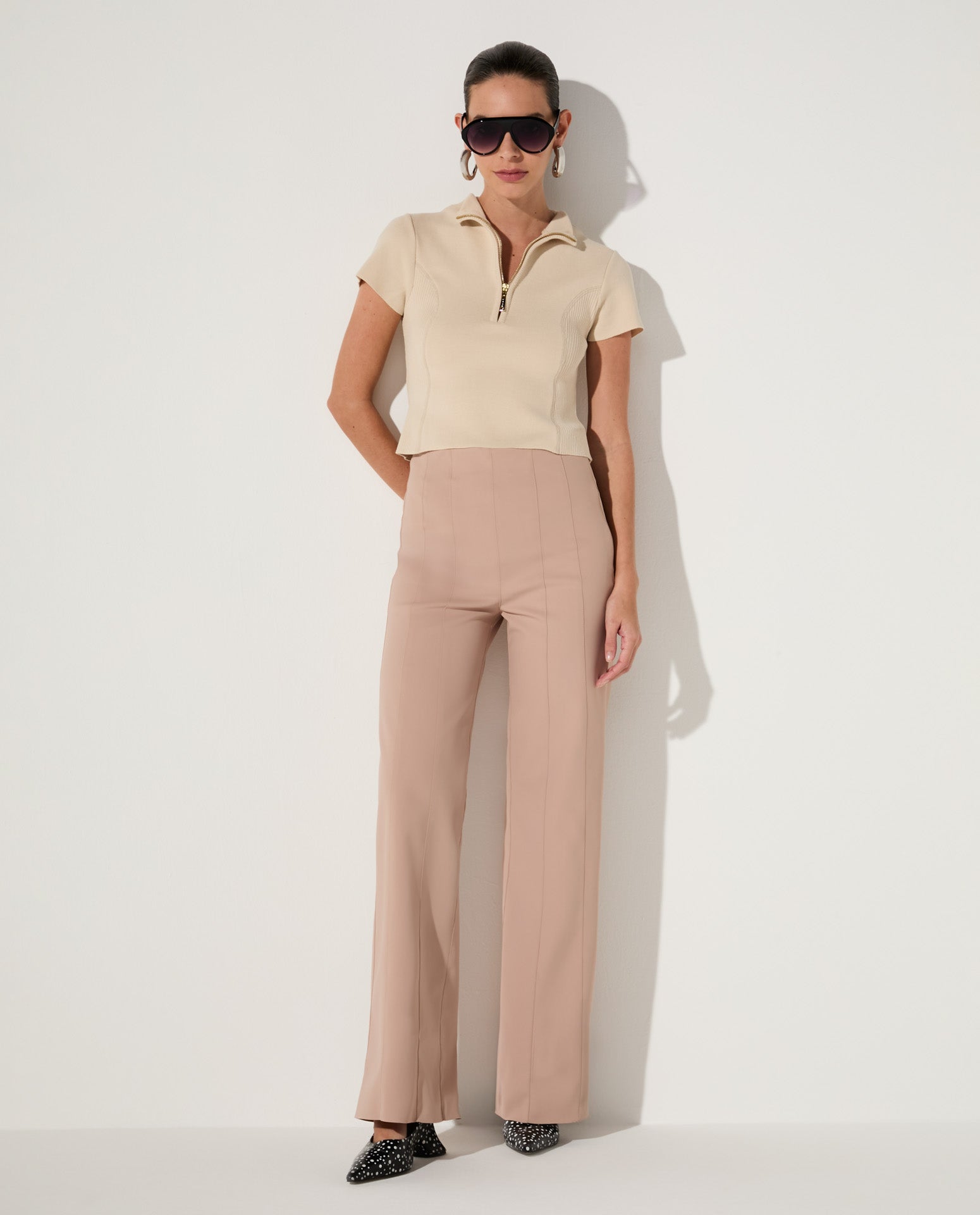 Blusa Lafort Com Recortes Alessia Tricot