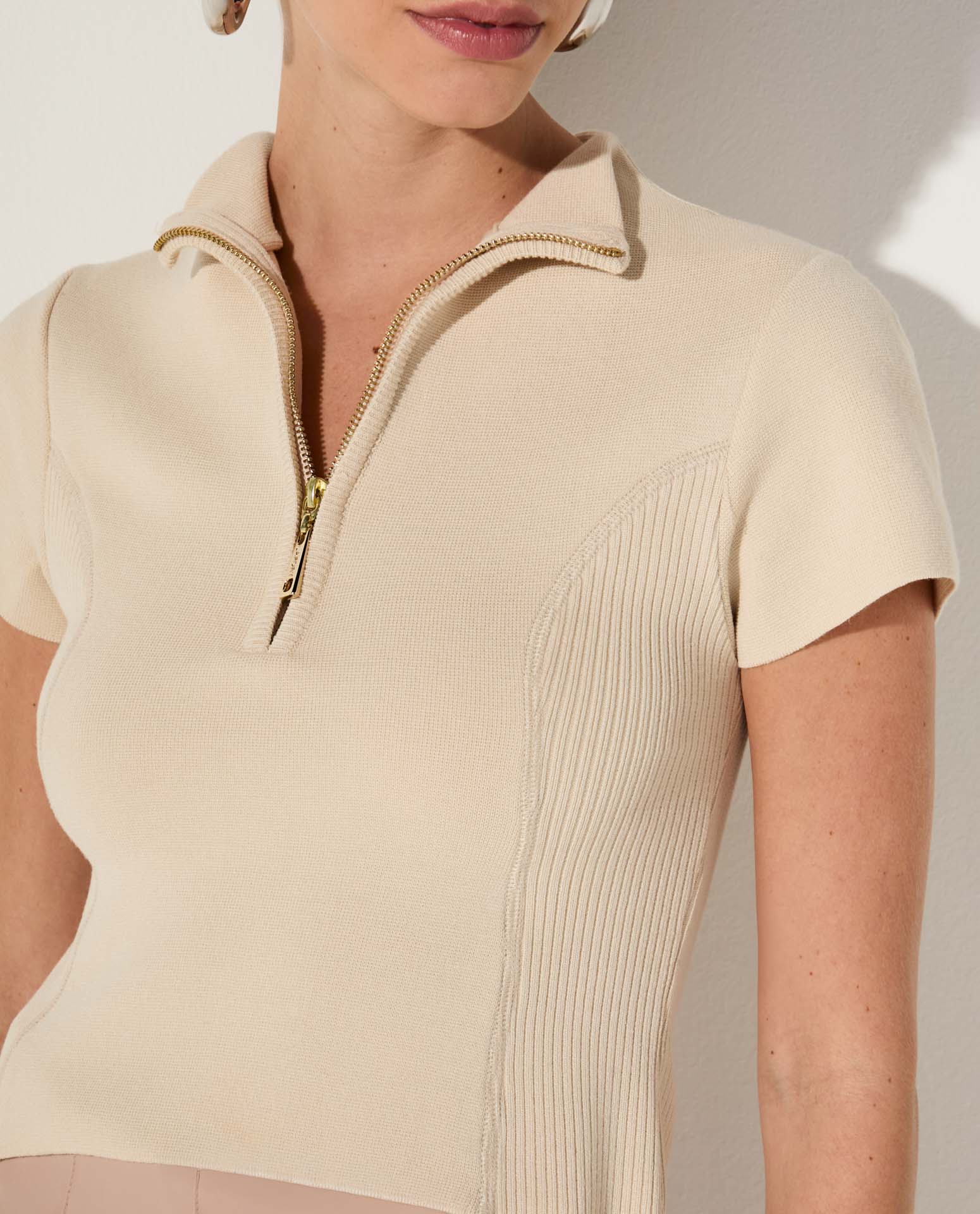 Blusa Lafort Com Recortes Alessia Tricot