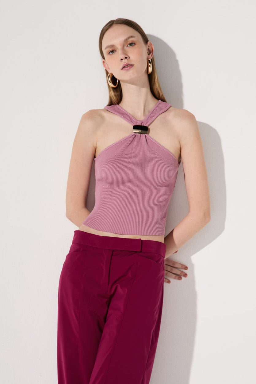 Blusa Lafort Curta Michele Tricot