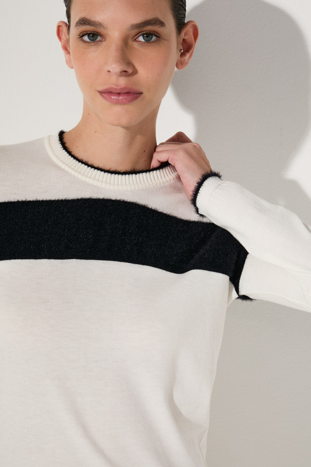 Blusa Lafort Manga Longa Alessandra Tricot