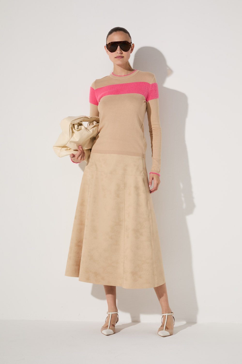 Blusa Lafort Manga Longa Alessandra Tricot