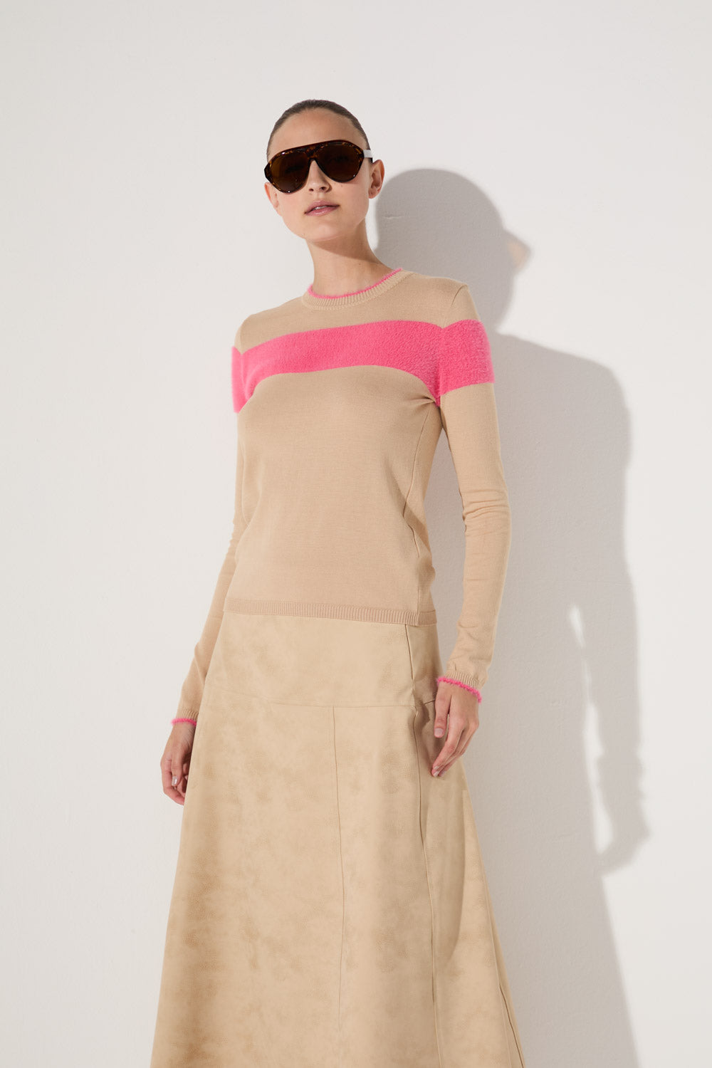 Blusa Lafort Manga Longa Alessandra Tricot