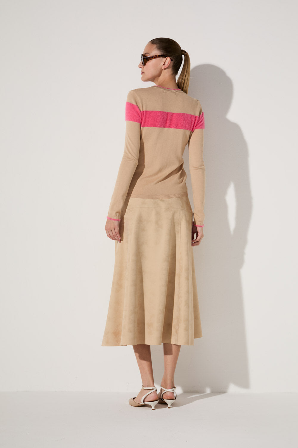 Blusa Lafort Manga Longa Alessandra Tricot