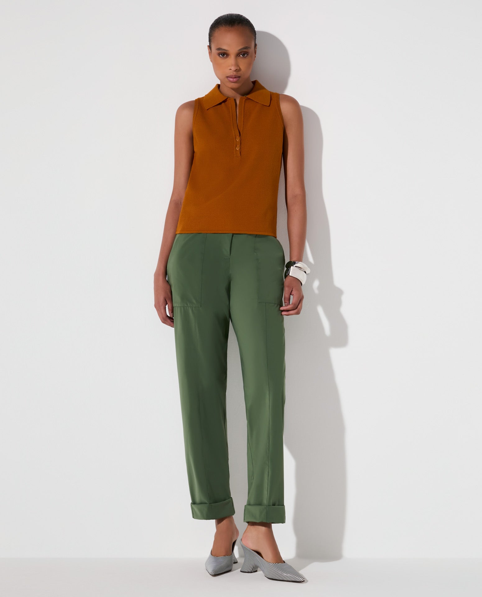 Blusa Lafort Gola Polo Catarina Tricot