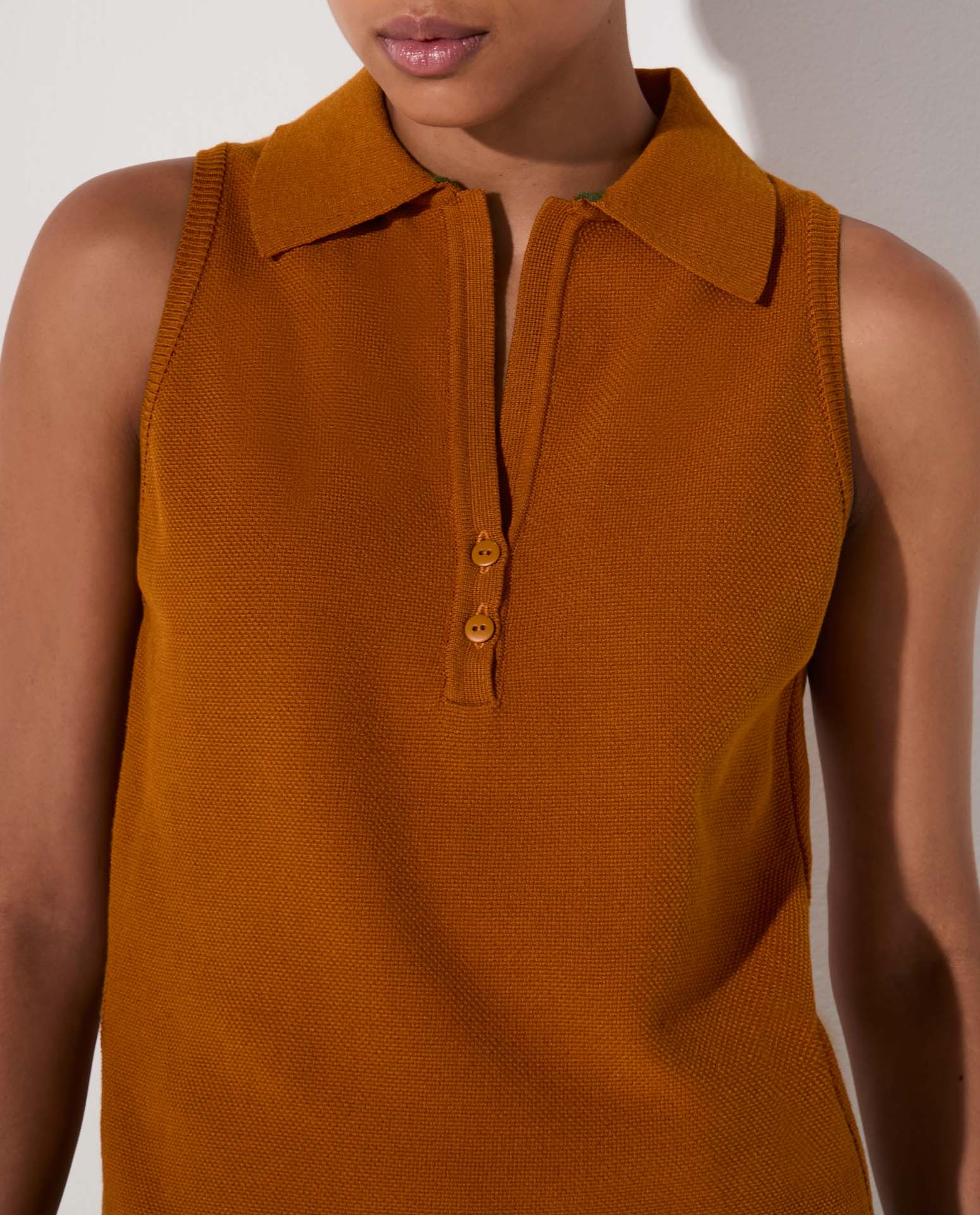 Blusa Lafort Gola Polo Catarina Tricot