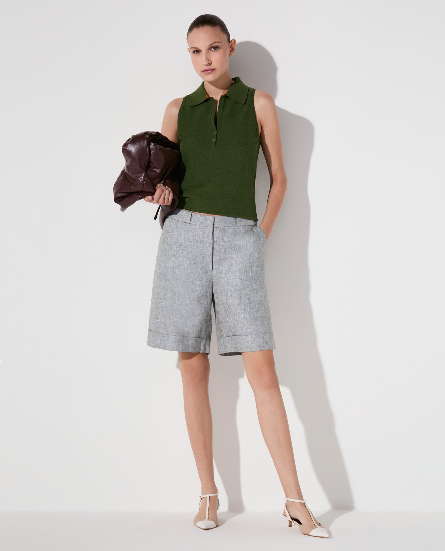 Blusa Lafort Gola Polo Catarina Tricot