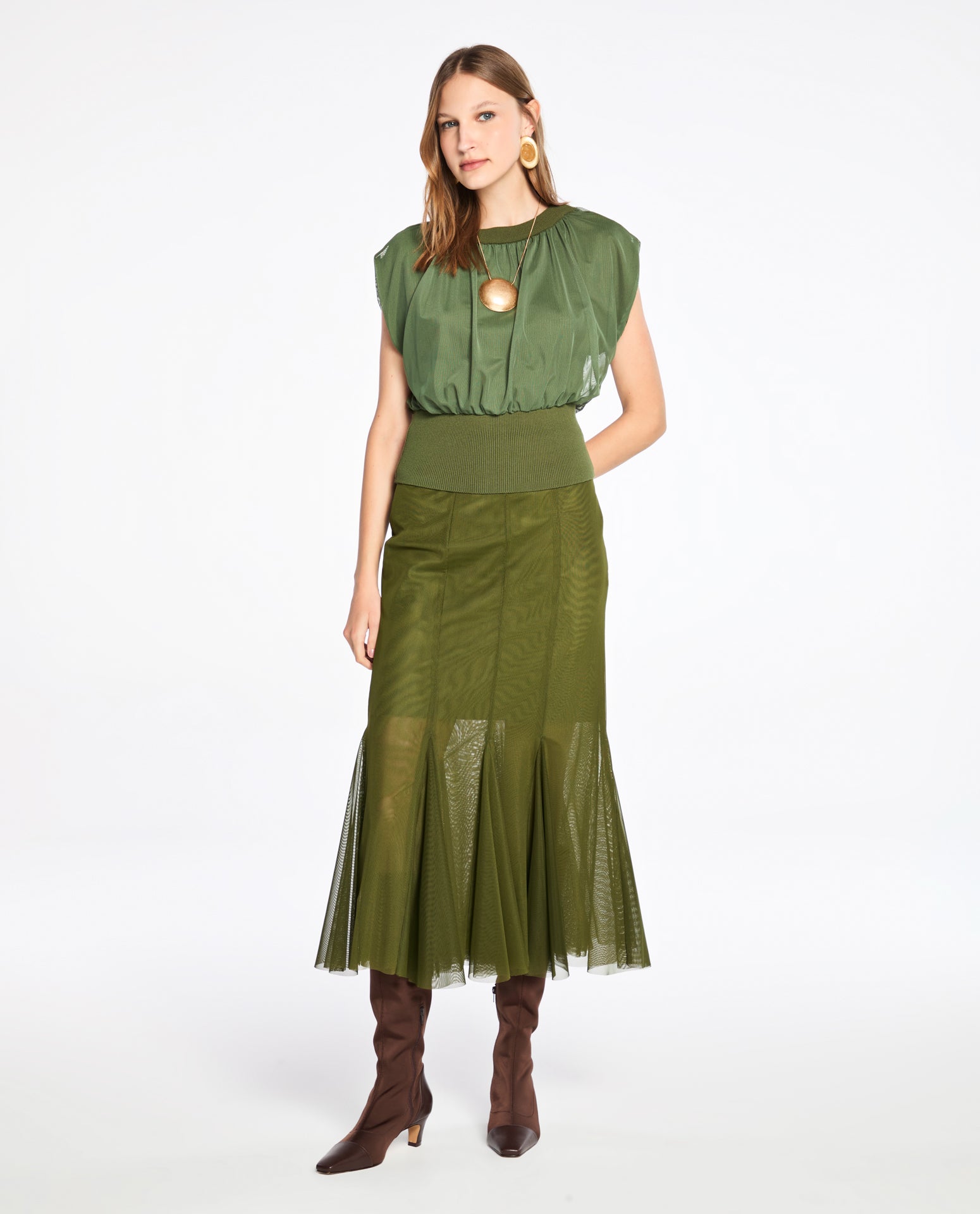 Blusa Lafort Com Franzidos Natasha Tricot