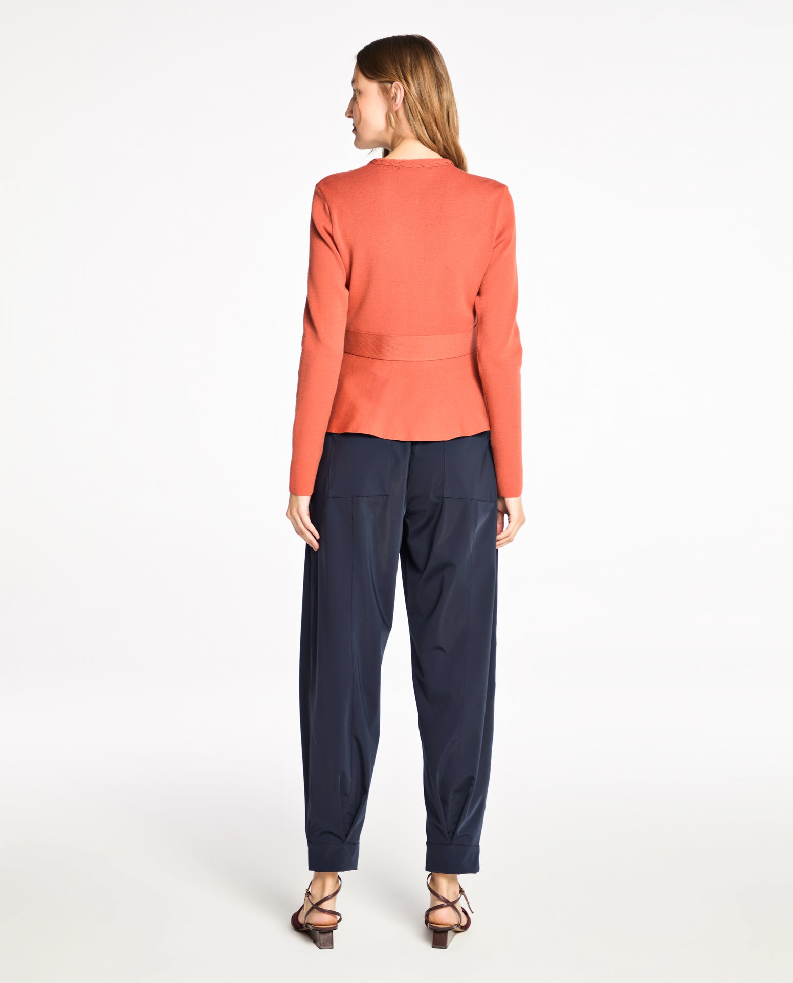 Casaco Lafort Com Peplum Alexandra Tricot