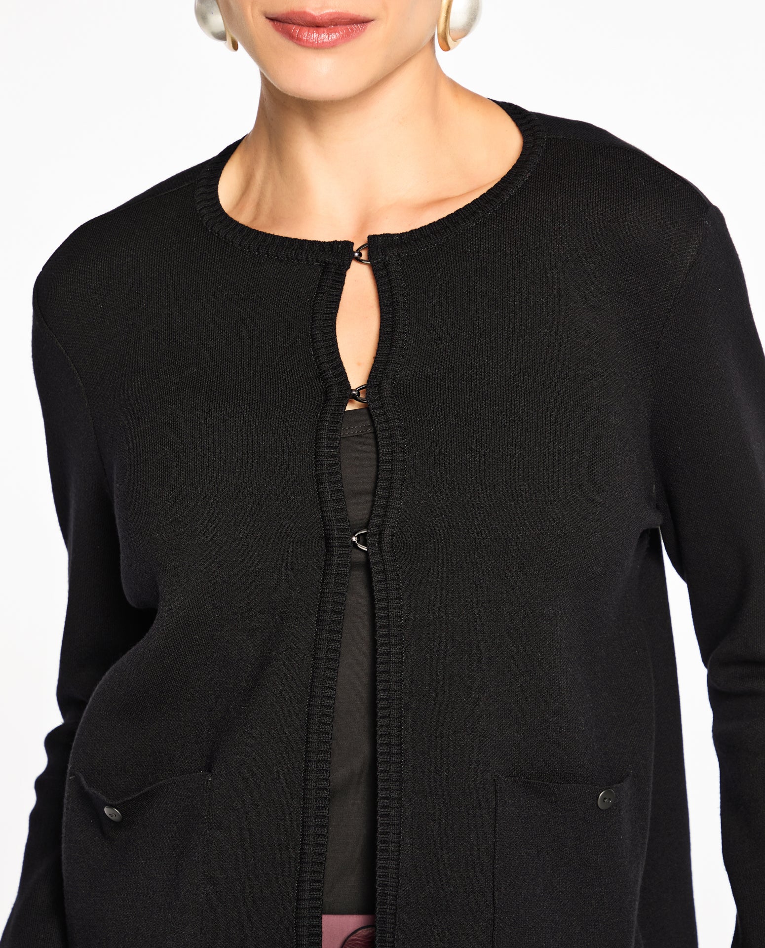 Casaco Lafort Com Bolsos Cibele Tricot