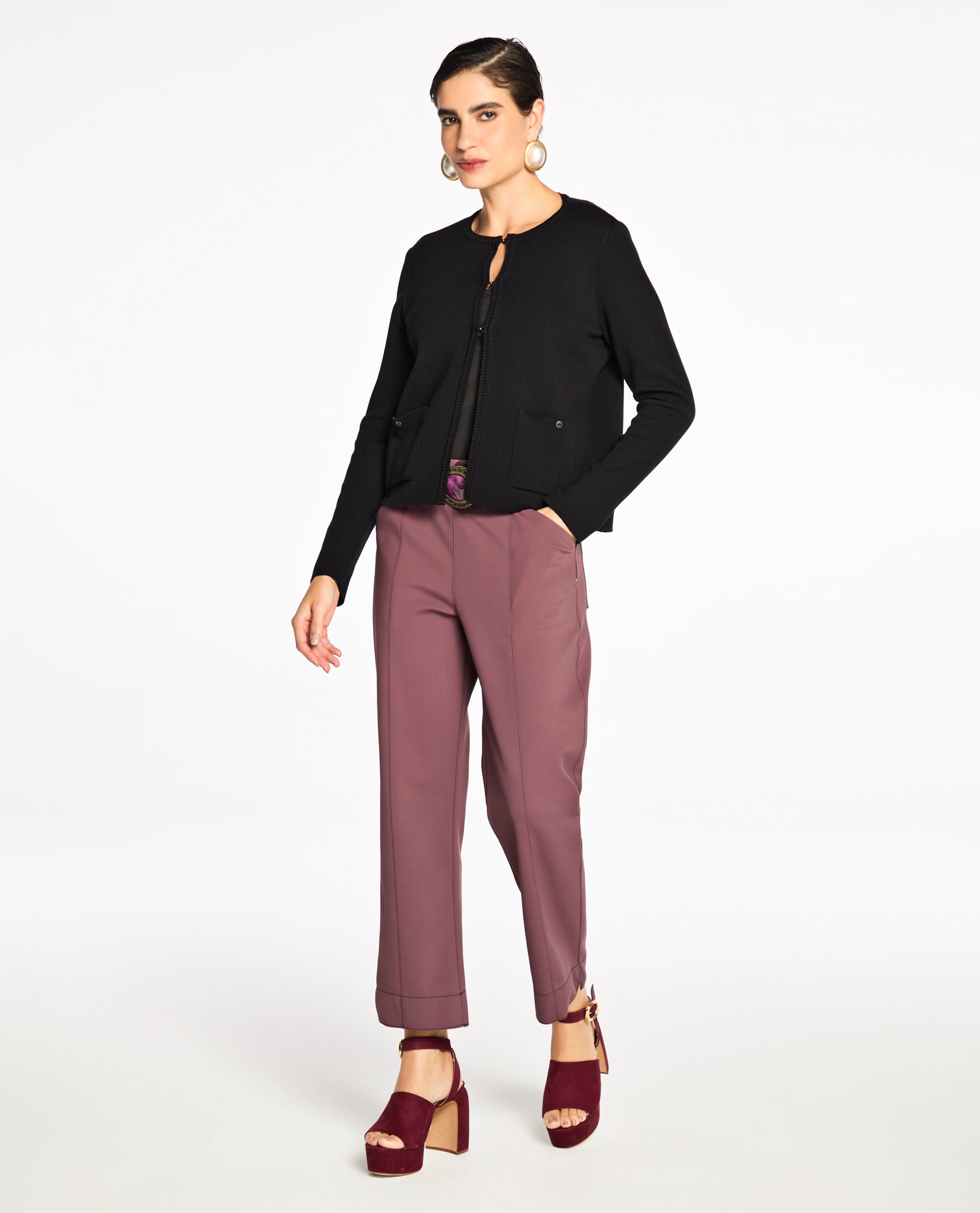 Casaco Lafort Com Bolsos Cibele Tricot