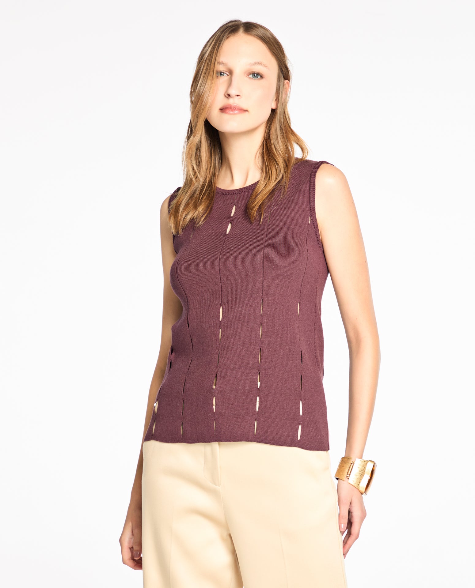 Top Lafort Sem Manga Victória Tricot