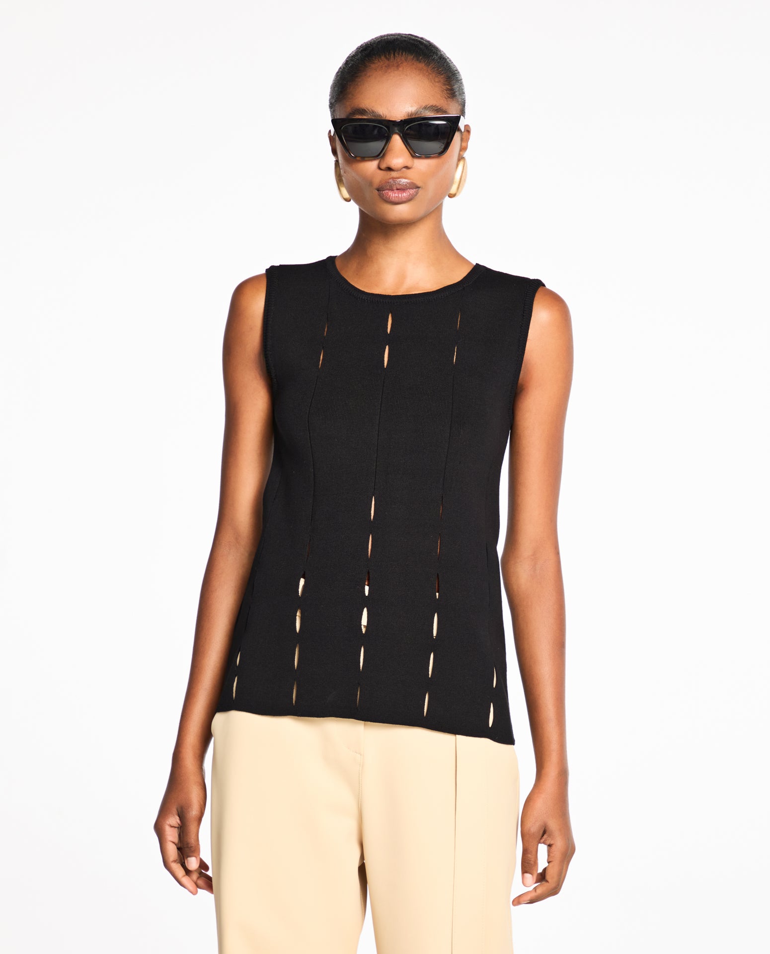 Top Lafort Sem Manga Victória Tricot