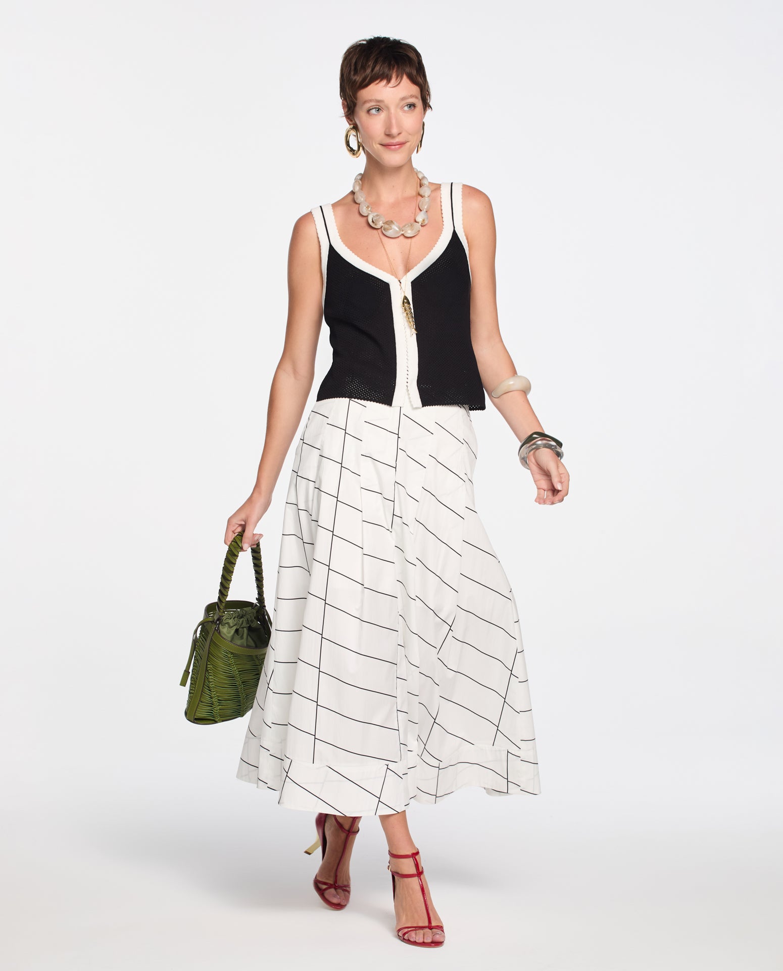 Top Lafort Com Alças Carolina Tricot