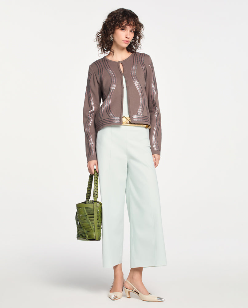 Casaco Lafort Com Bordado Carmela Tricot