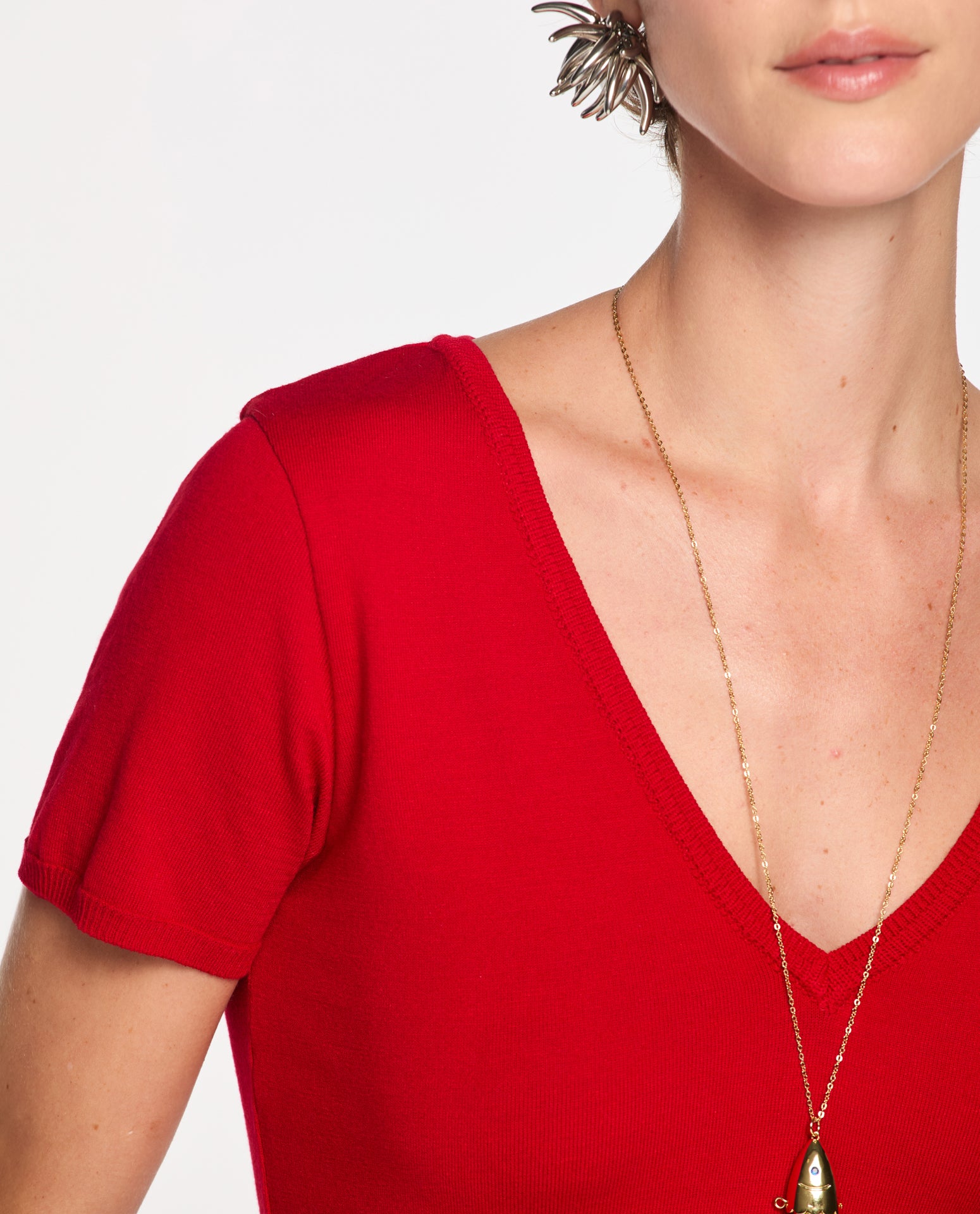 Blusa Lafort Decote V Heloísa Tricot