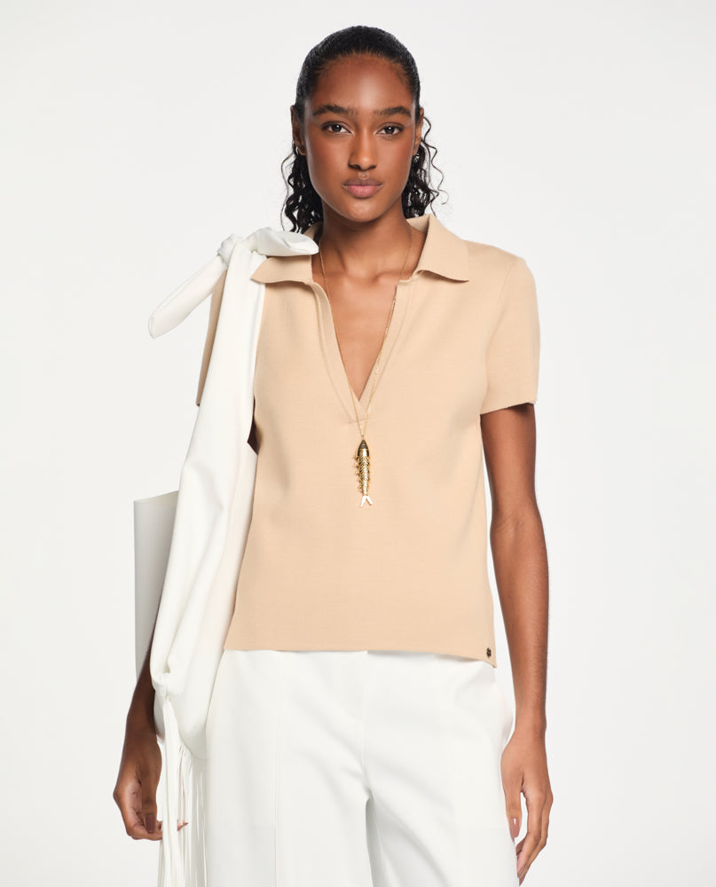 Blusa Lafort Gola Polo Laísa Tricot