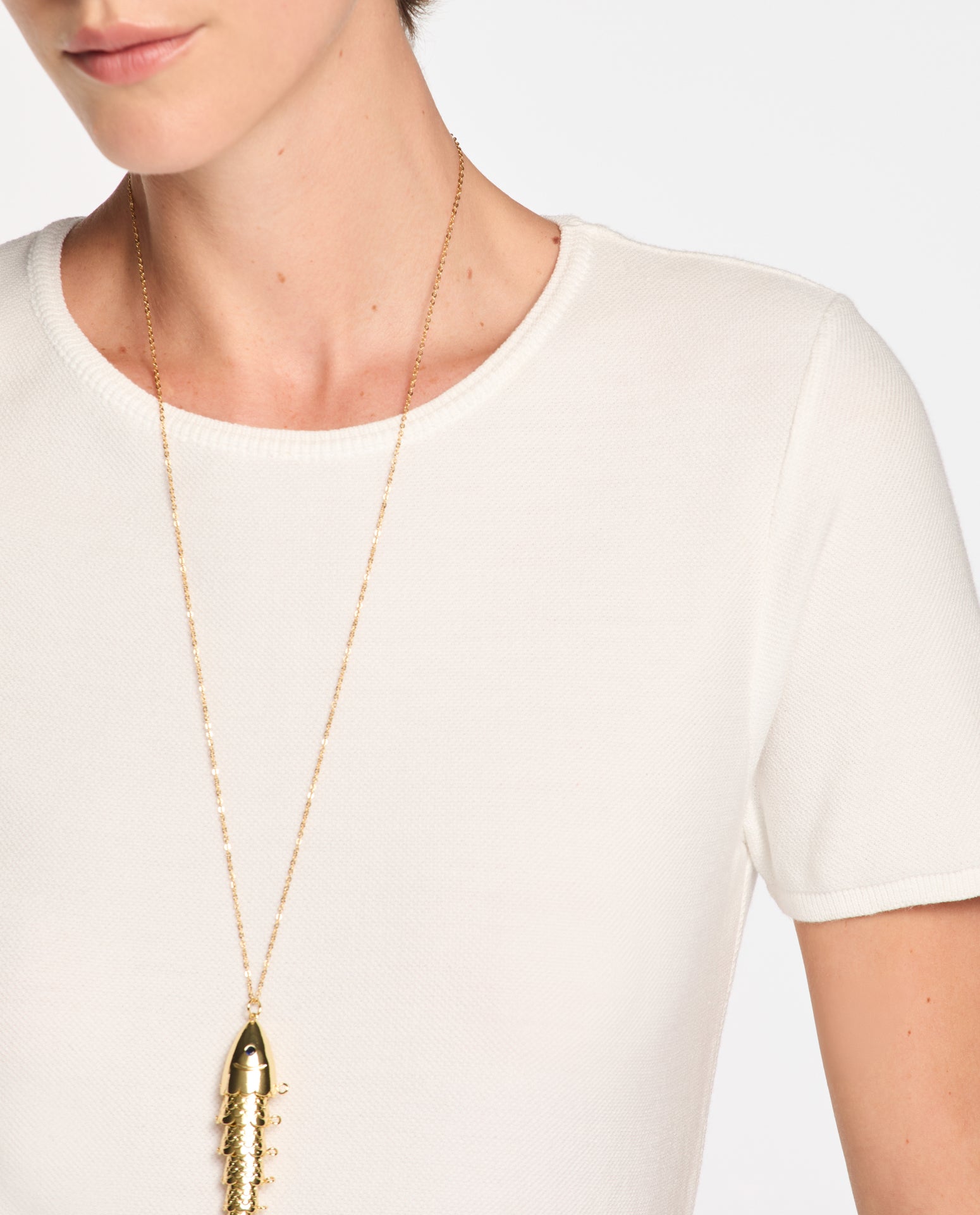 Blusa Lafort Manga Curta Jaque Tricot