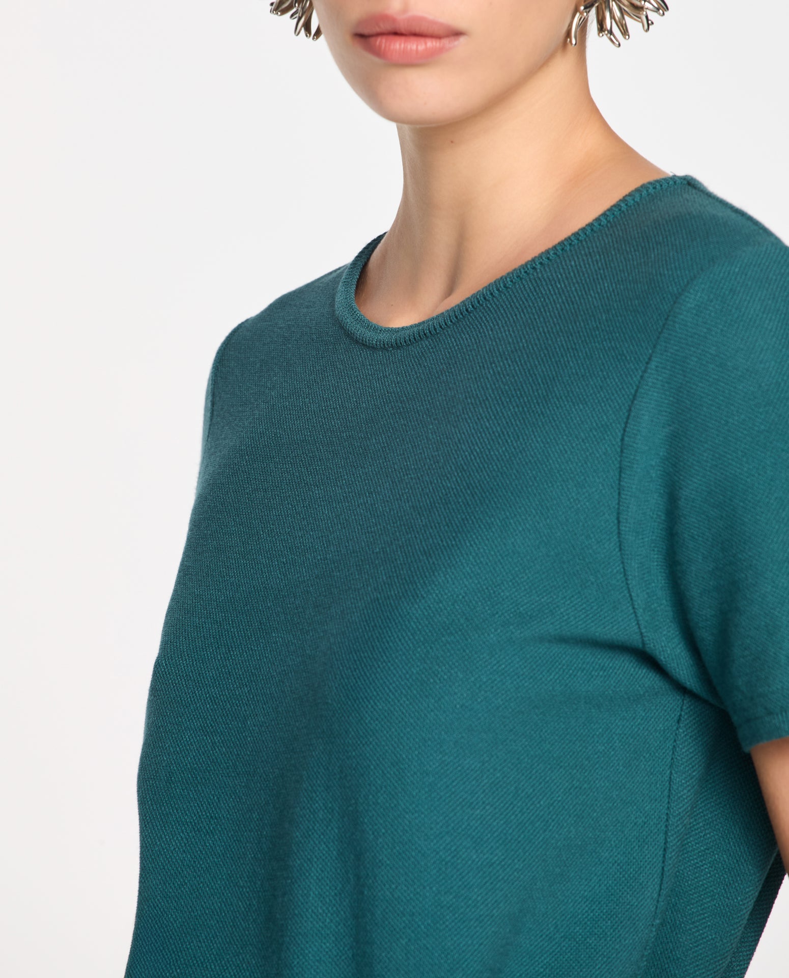 Blusa Lafort Manga Curta Jaque Tricot Canvas