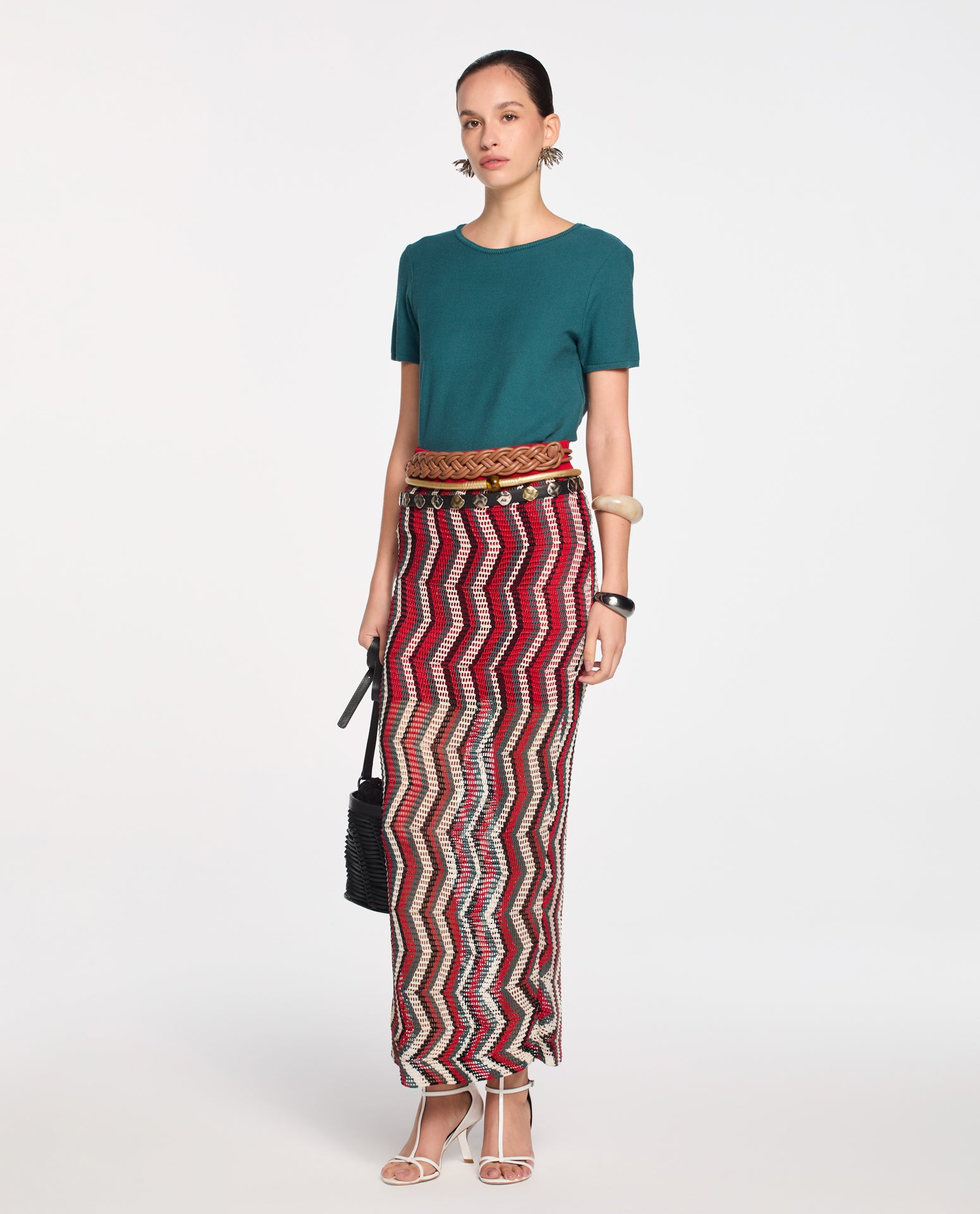 Blusa Lafort Manga Curta Jaque Tricot Canvas