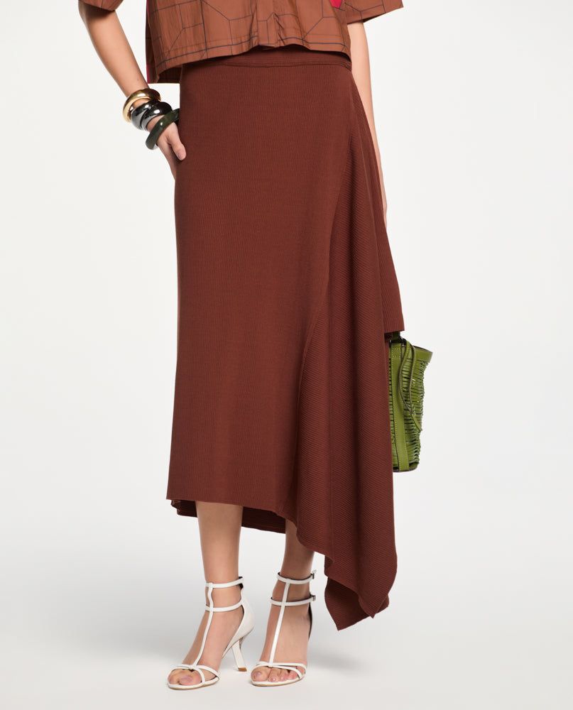 Saia Lafort Assimétrica Gracie Tricot