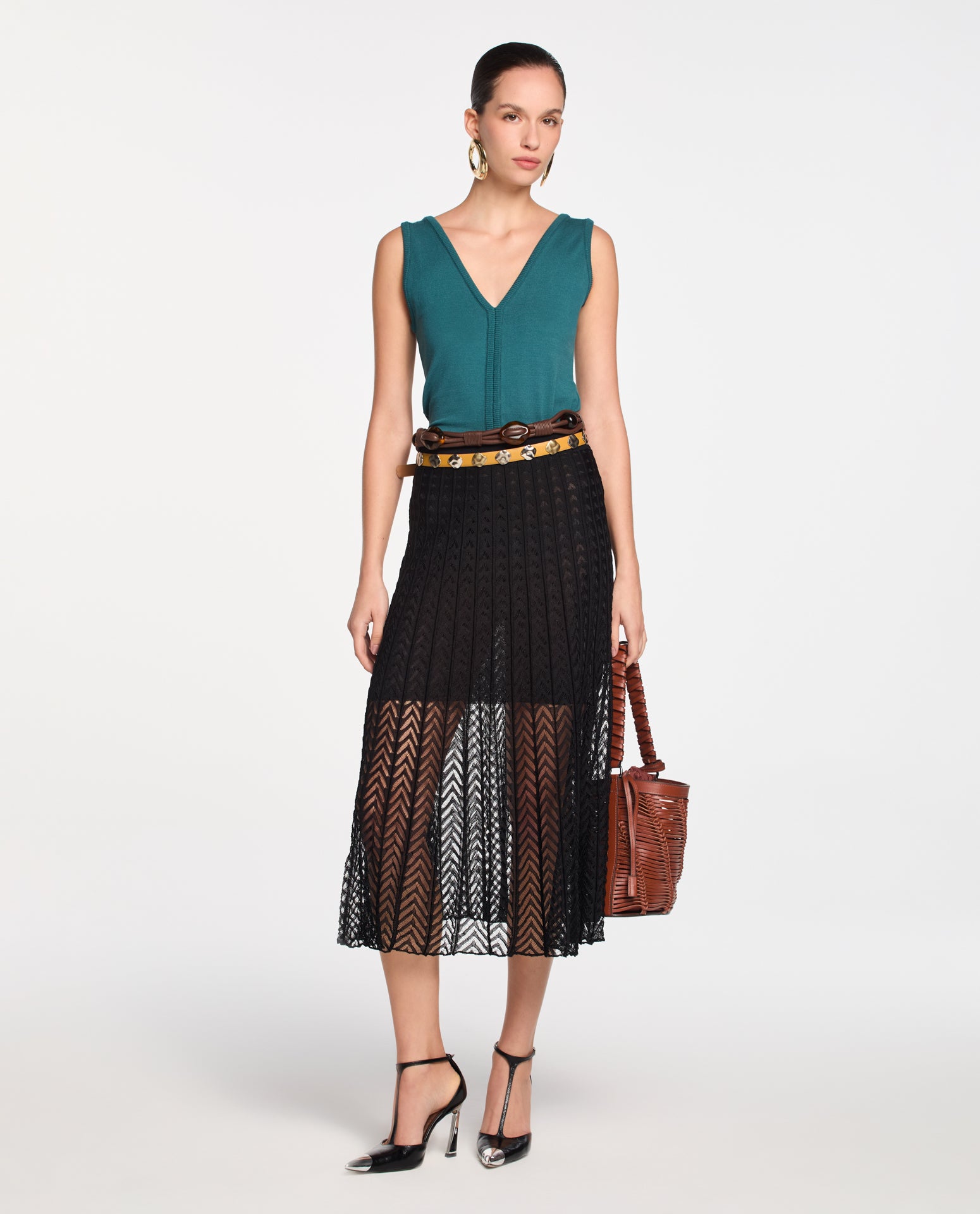 Top Lafort Decote V Joyce Tricot